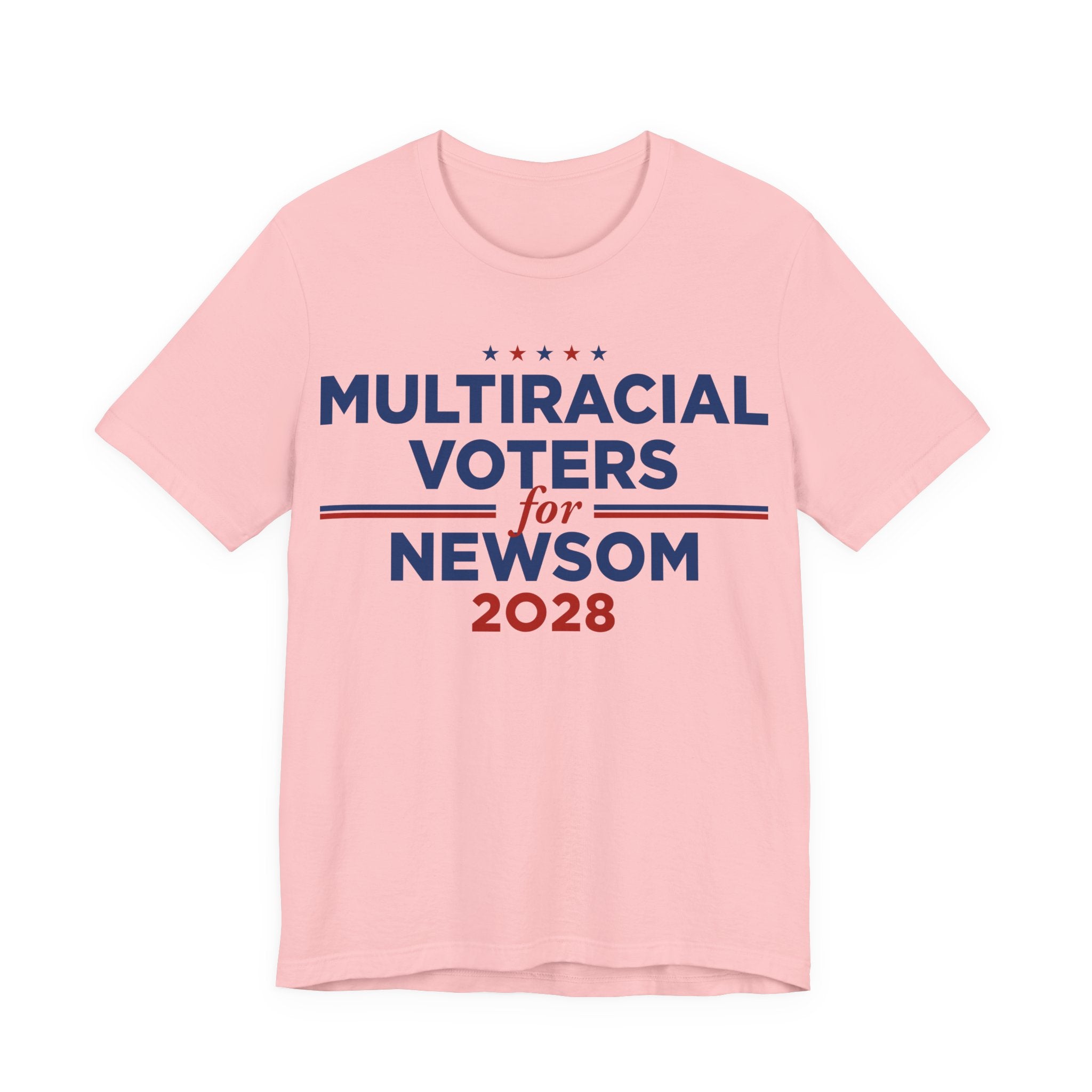 Multiracial Voters for Gavin Newsom for President Campaign T-Shirt 2028