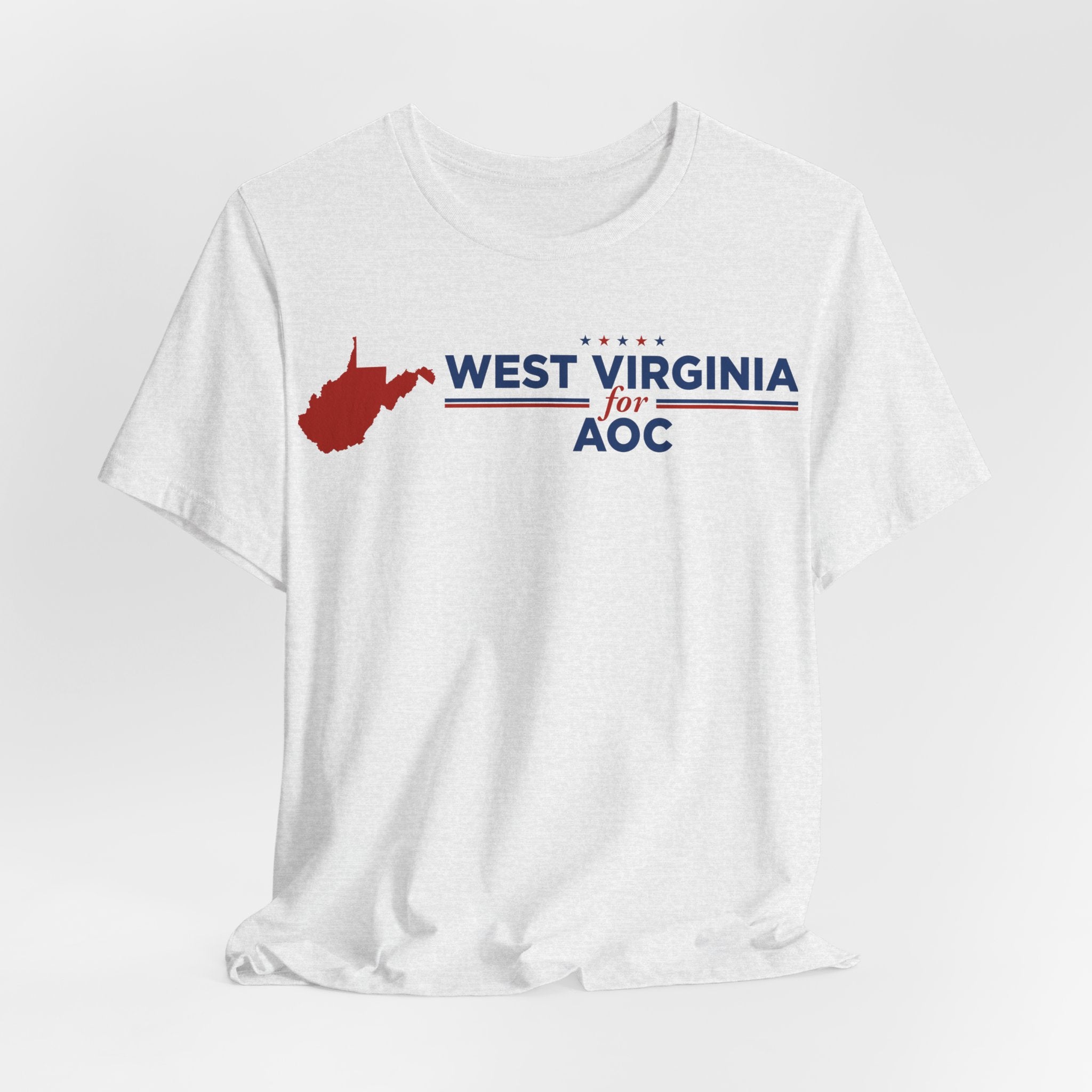 West Virginia for AOC for President Campaign T-Shirt 2028