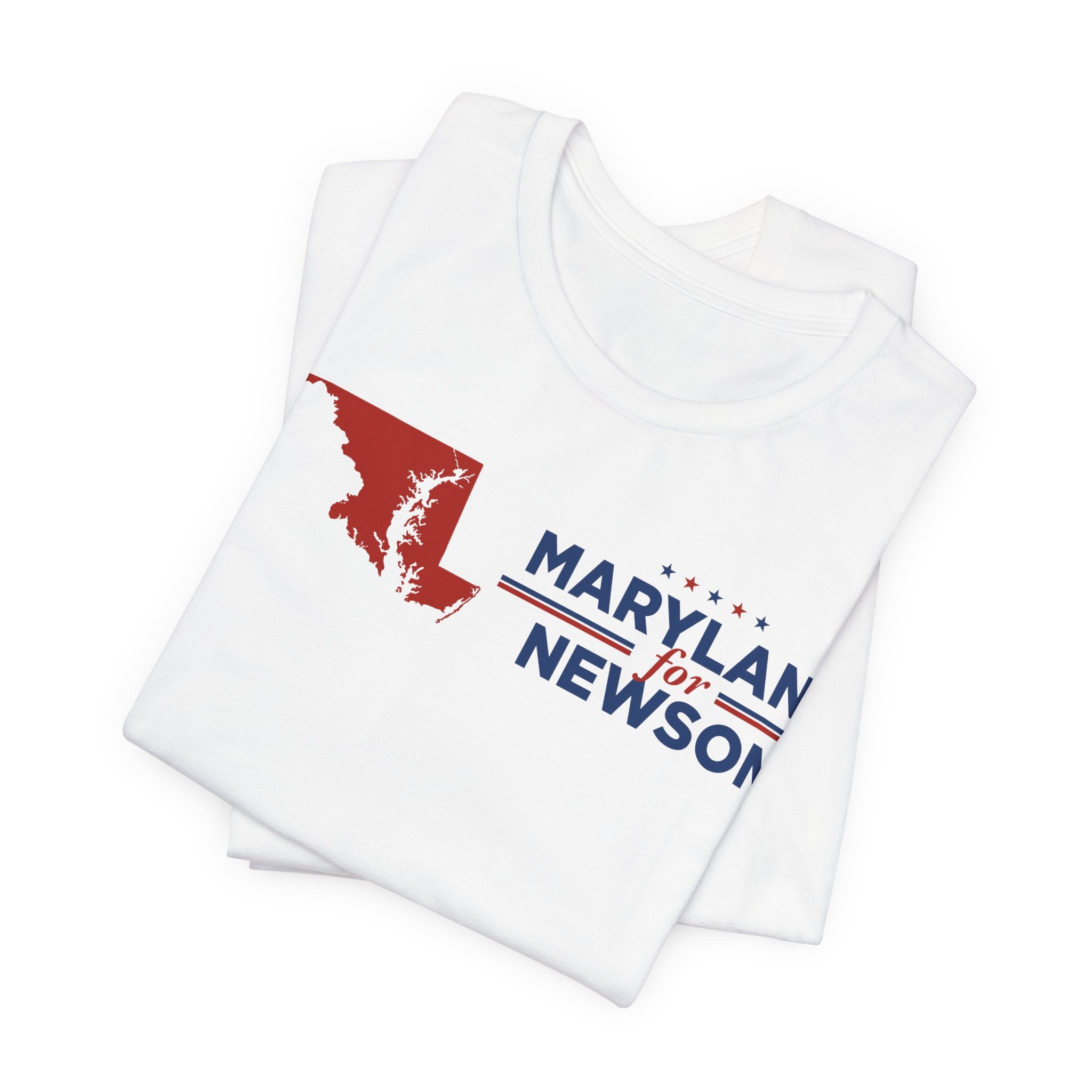 Maryland for Gavin Newsom for President Campaign T-Shirt 2028