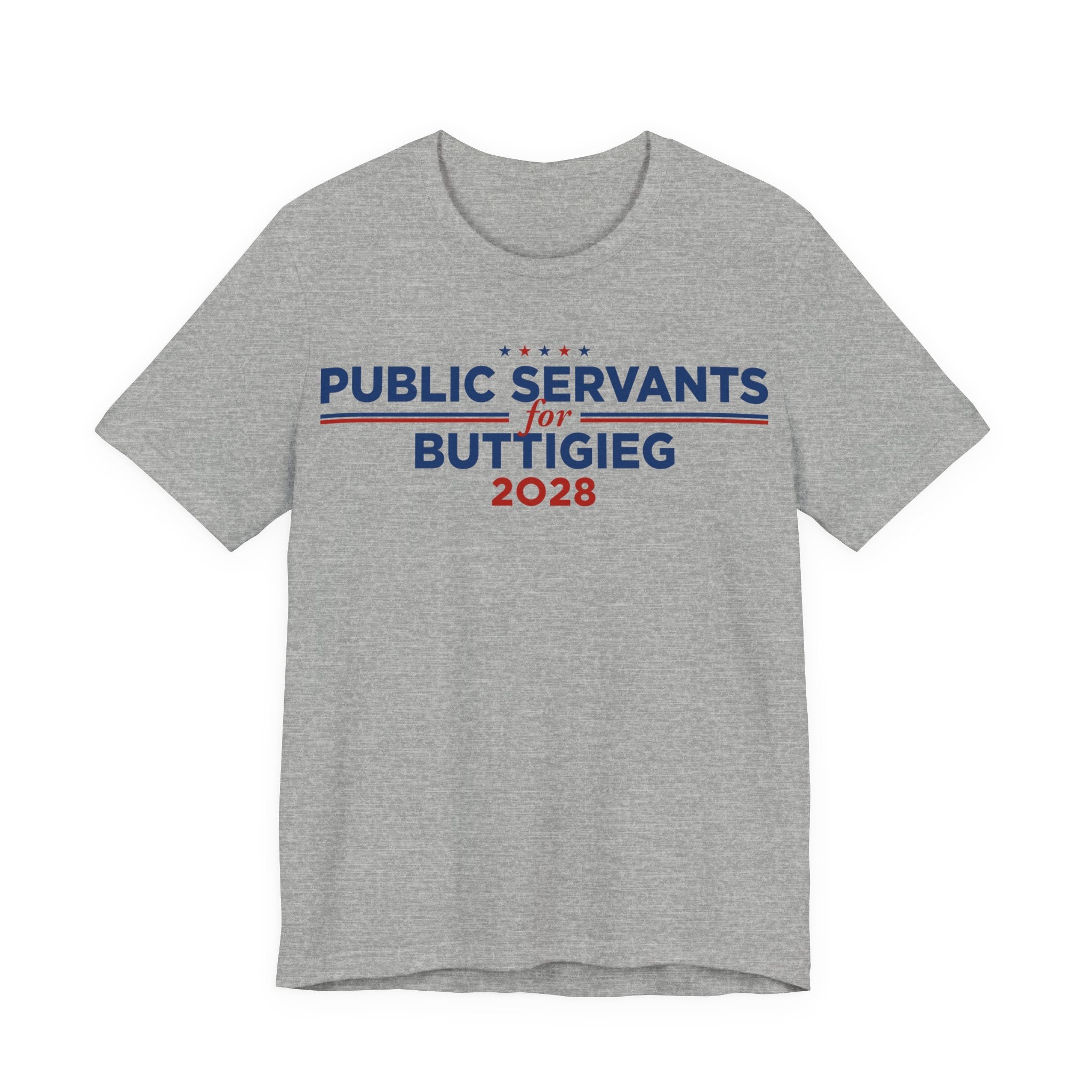 Public Servants for Pete Buttigieg for President Campaign T-Shirt 2028