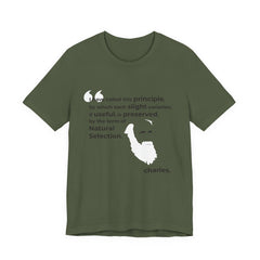 Charles Darwin Natural Selection Unisex Jersey Short Sleeve T-Shirt - Science Enthusiast