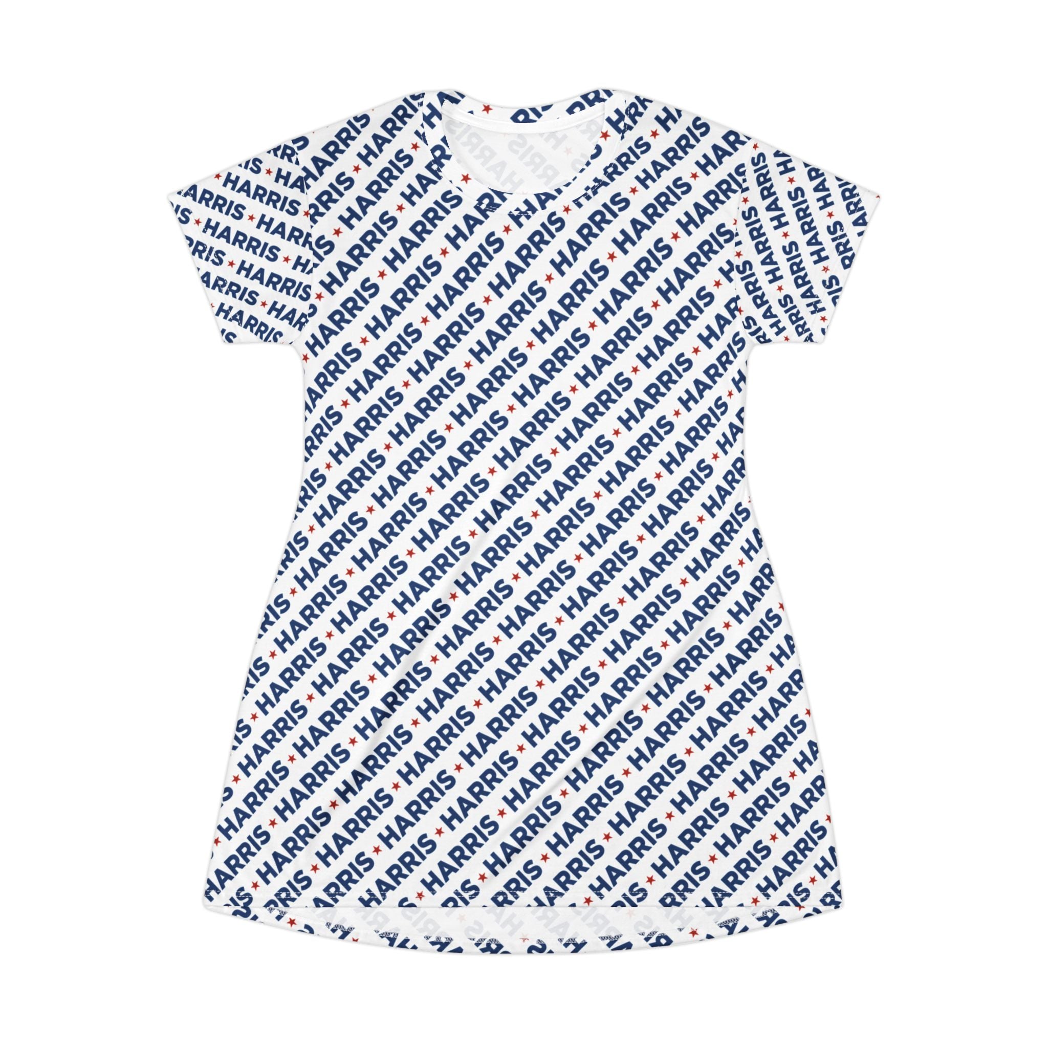 Harris T-Shirt Dress – Kamala Political Graphic A-Line Dress