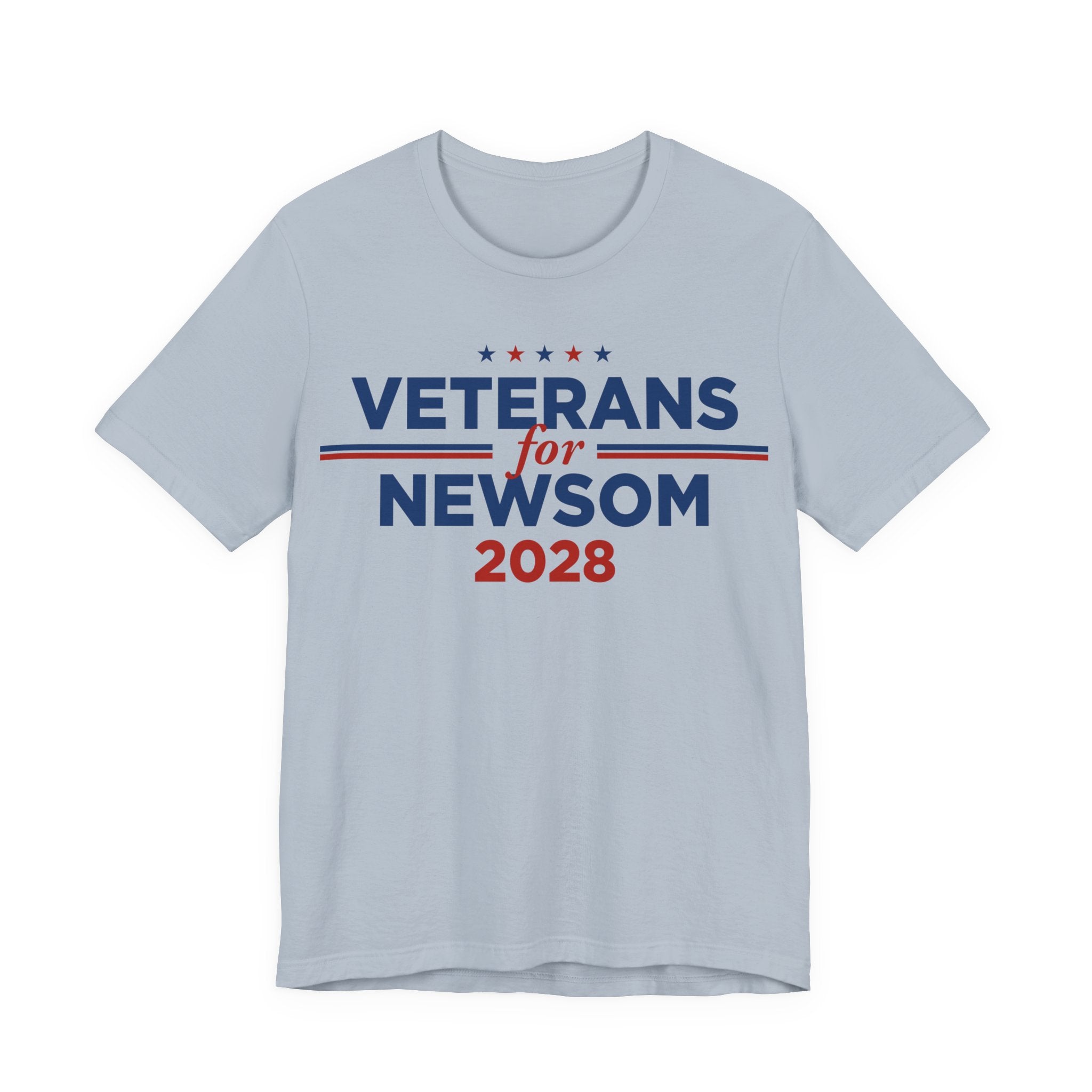 Veterans for Gavin Newsom for President Campaign T-Shirt 2028