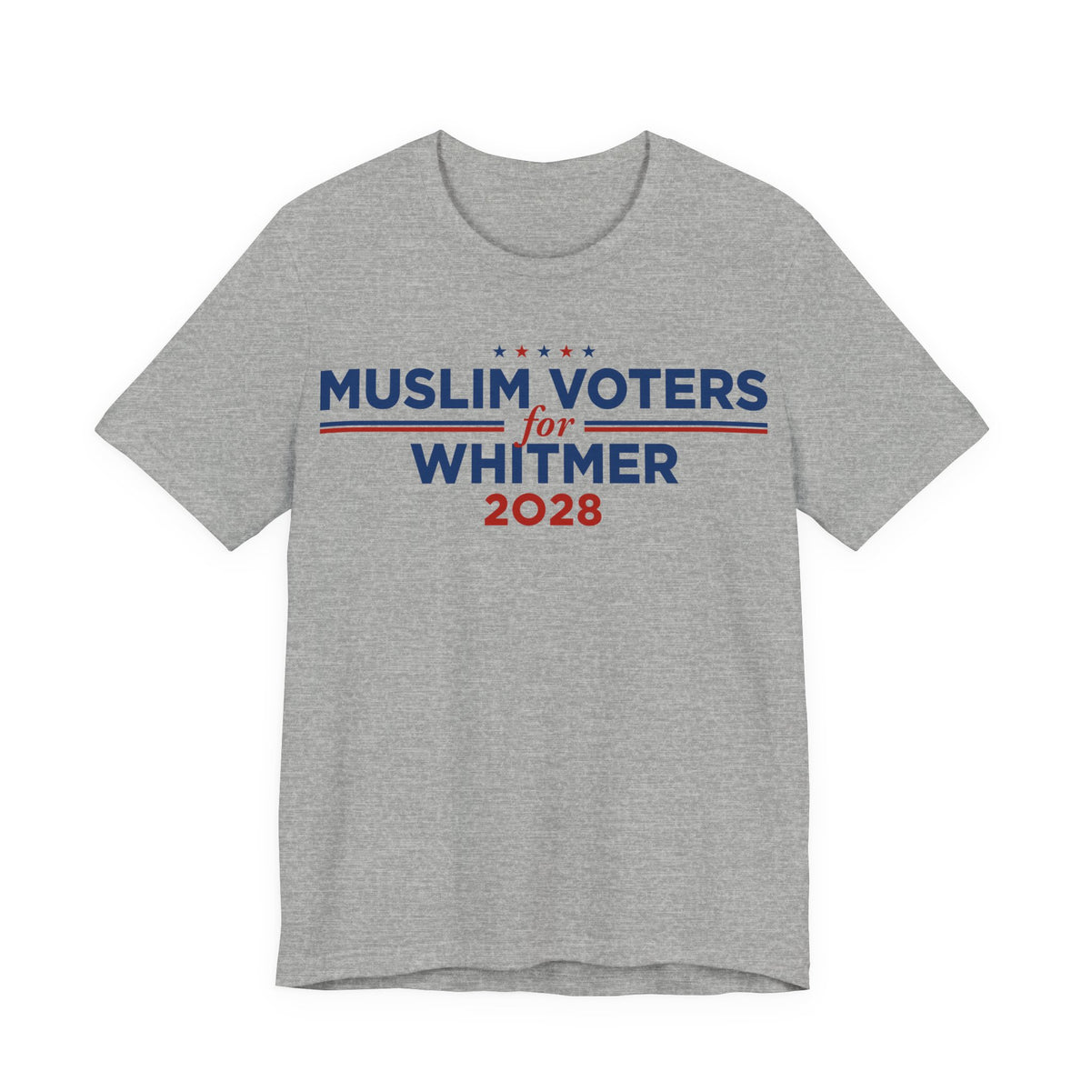 Muslim Voters for Gretchen Whitmer for President Campaign T-Shirt 2028
