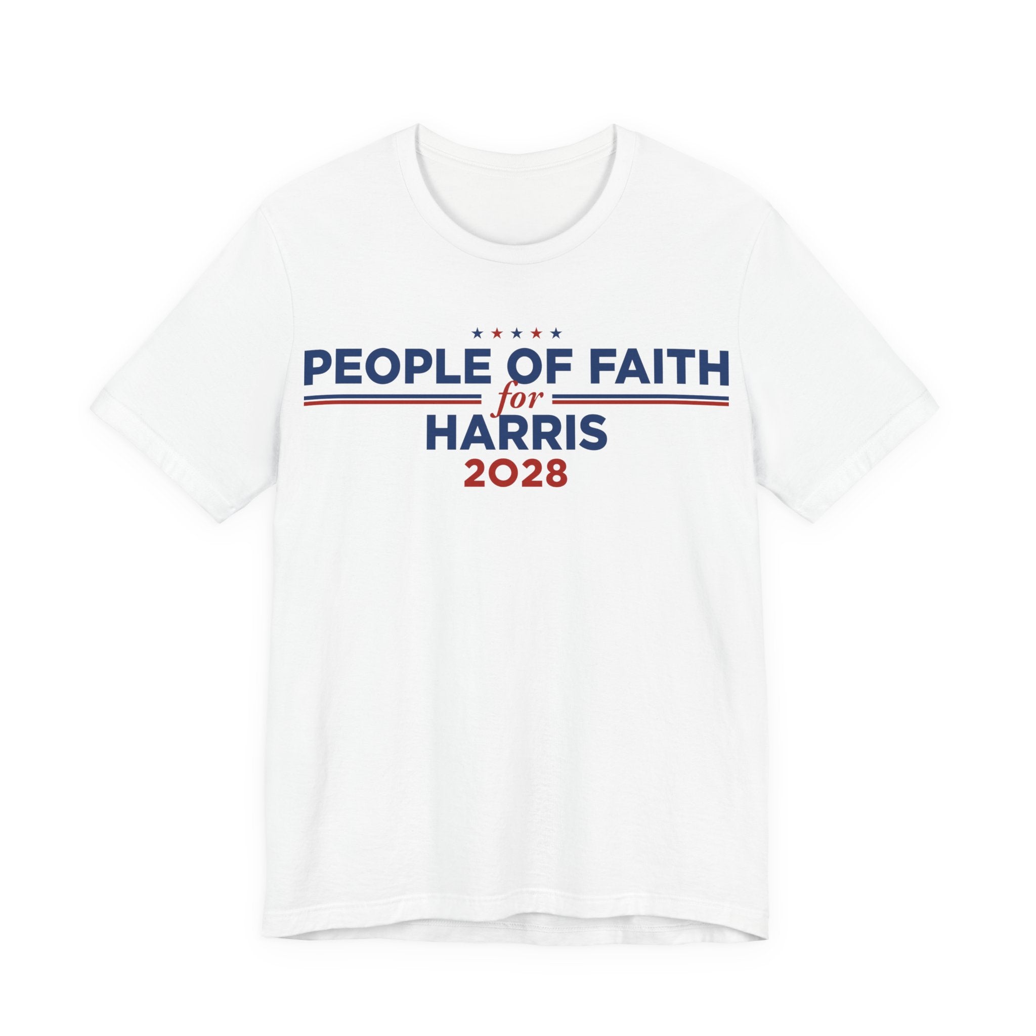 People of Faith for Kamala Harris for President Campaign T-Shirt 2028