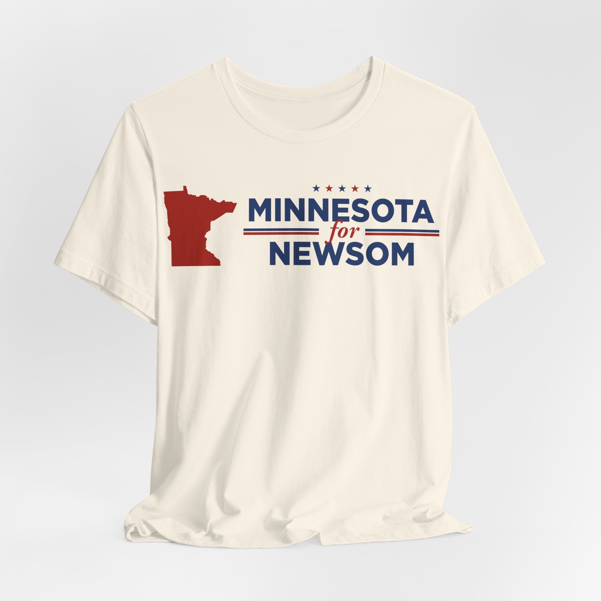 Minnesota for Gavin Newsom for President Campaign T-Shirt 2028