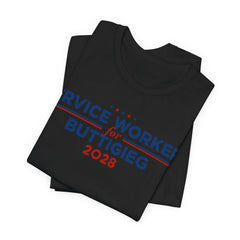 Service Workers for Pete Buttigieg for President Campaign T-Shirt 2028