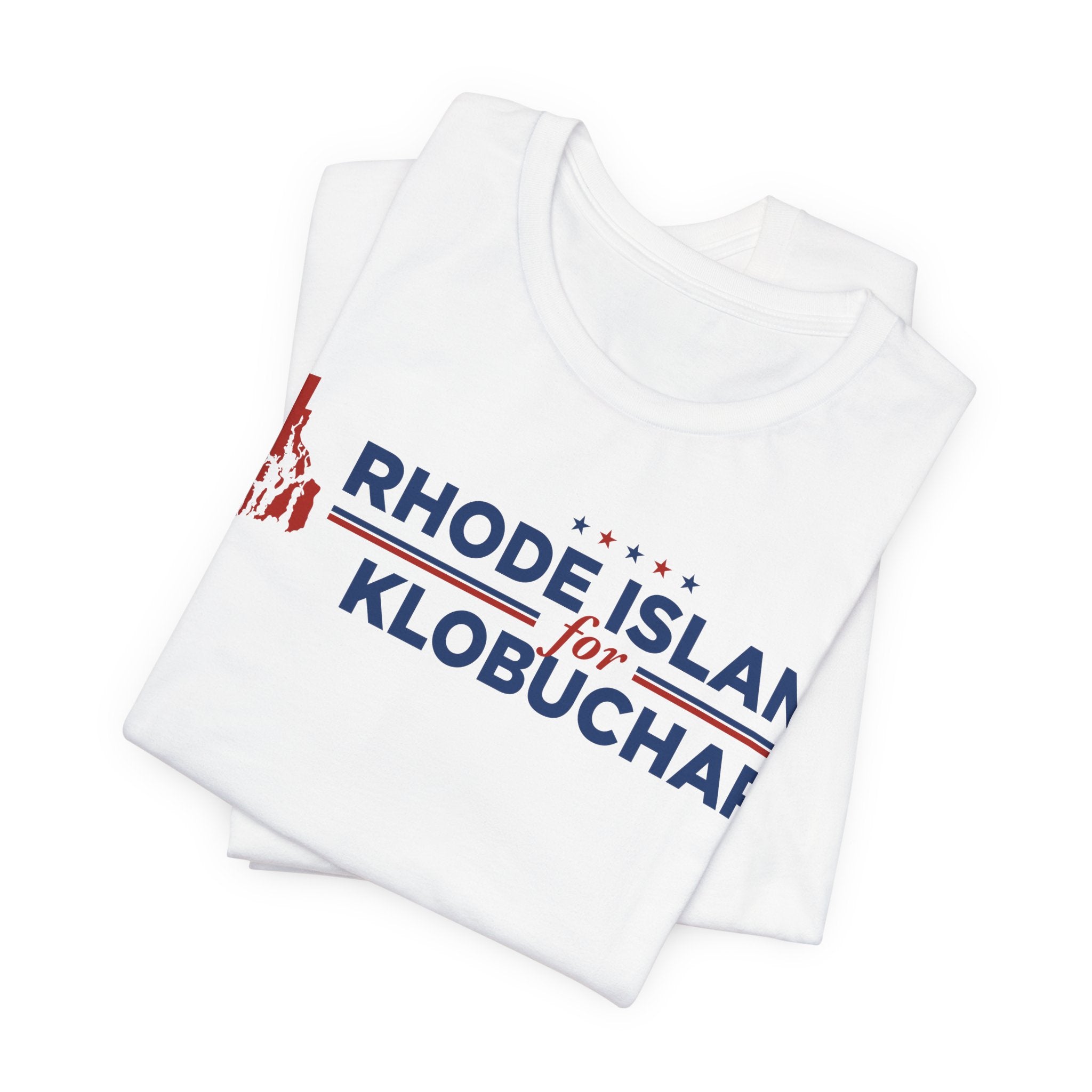 Rhode Island for Amy Klobuchar for President Campaign T-Shirt 2028