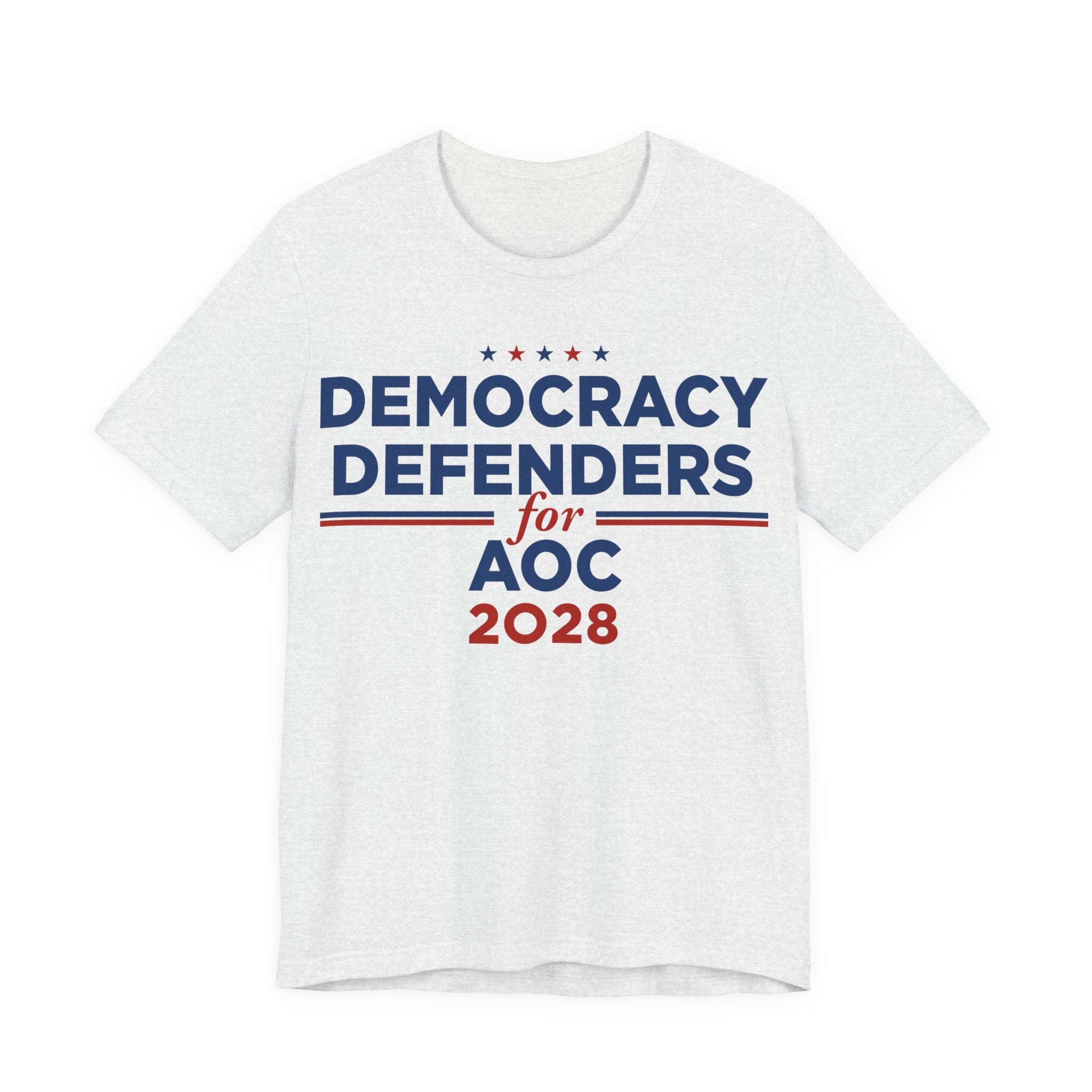 Democracy Defenders for AOC for President Campaign T-Shirt 2028