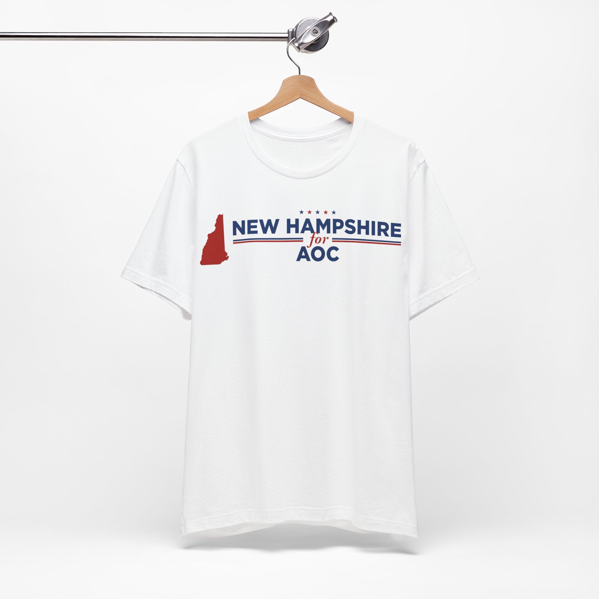 New Hampshire for AOC for President Campaign T-Shirt 2028