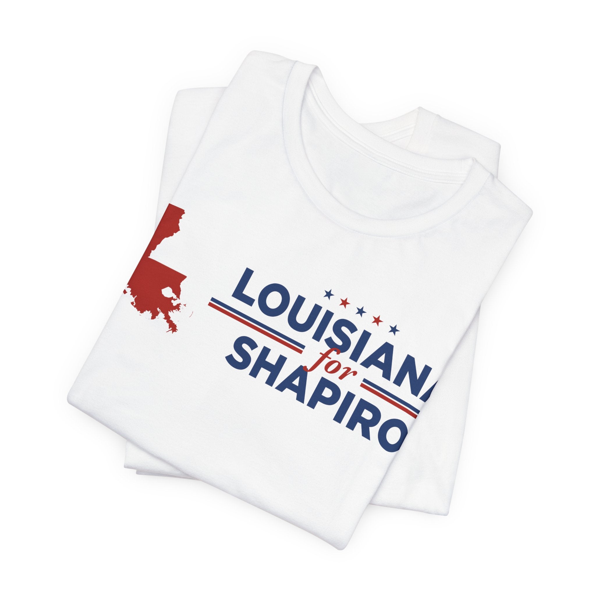 Louisiana for Josh Shapiro for President Campaign T-Shirt 2028