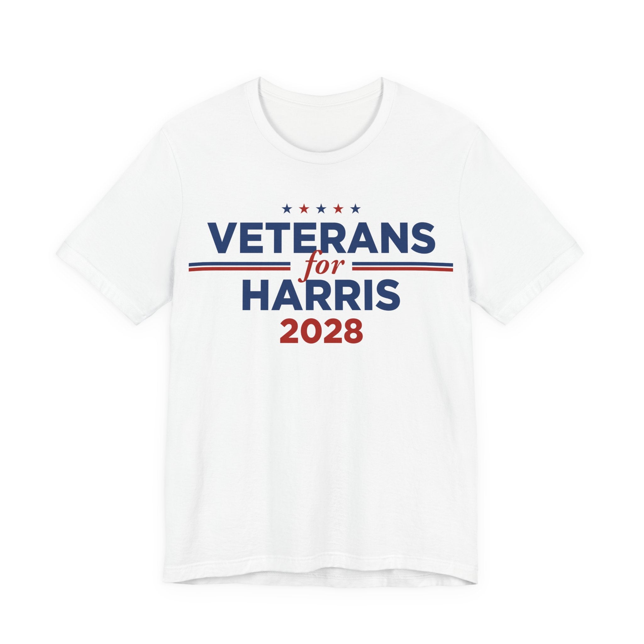 Veterans for Kamala Harris for President Campaign T-Shirt 2028