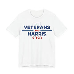 Veterans for Kamala Harris for President Campaign T-Shirt 2028