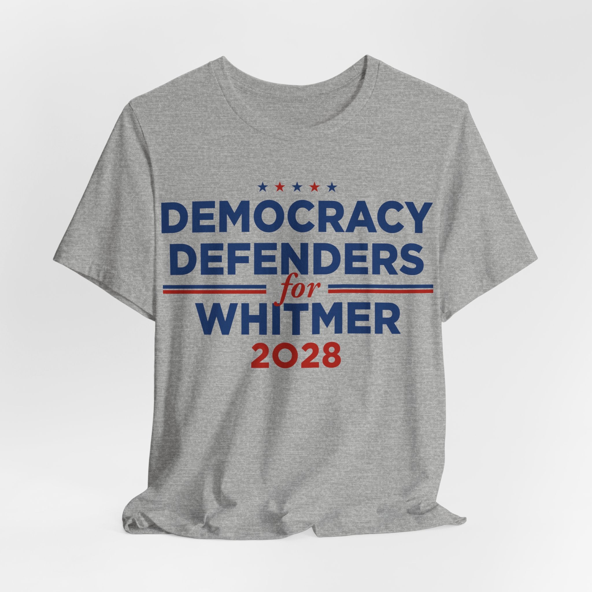 Democracy Defenders for Gretchen Whitmer for President Campaign T-Shirt 2028