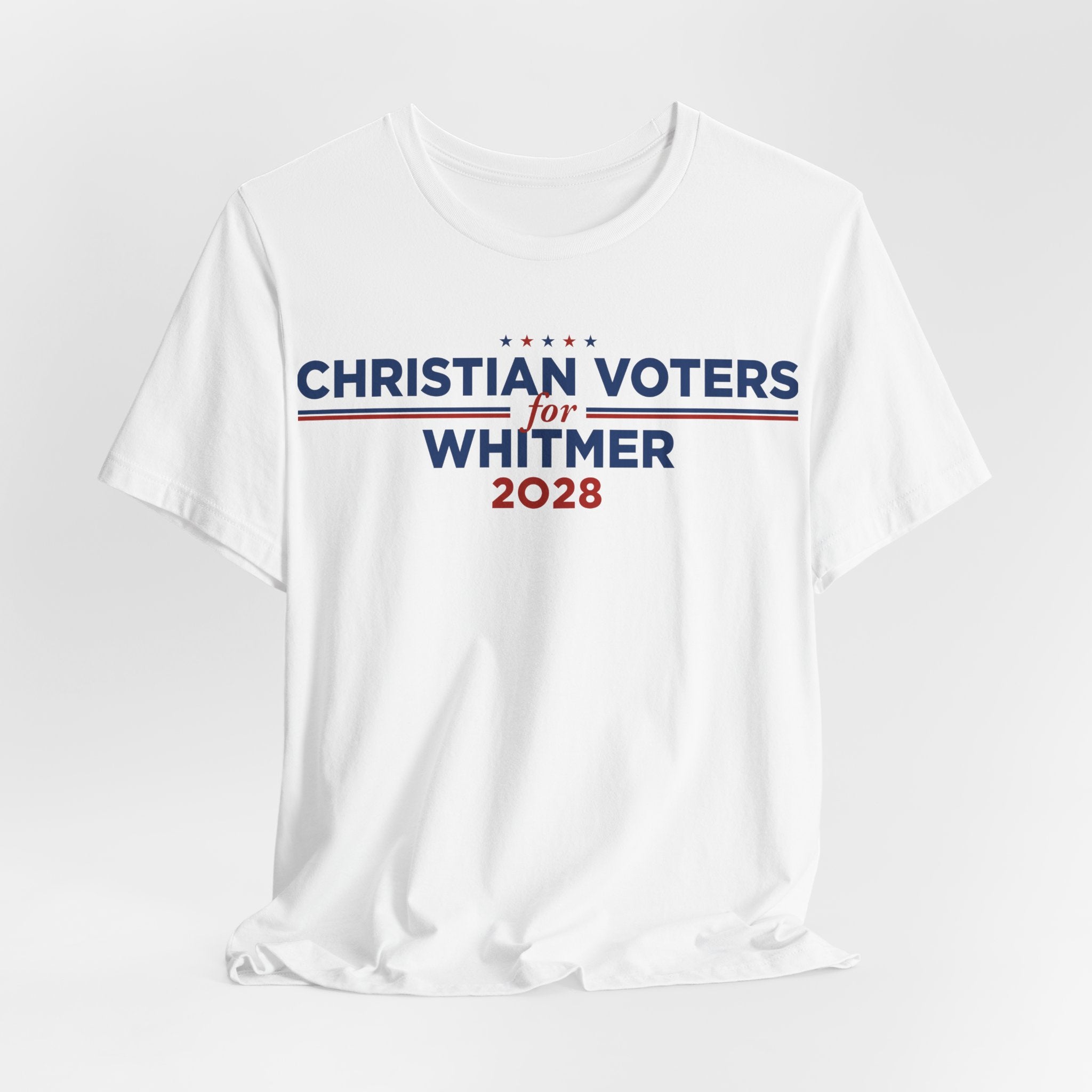 Christian Voters for Gretchen Whitmer for President Campaign T-Shirt 2028