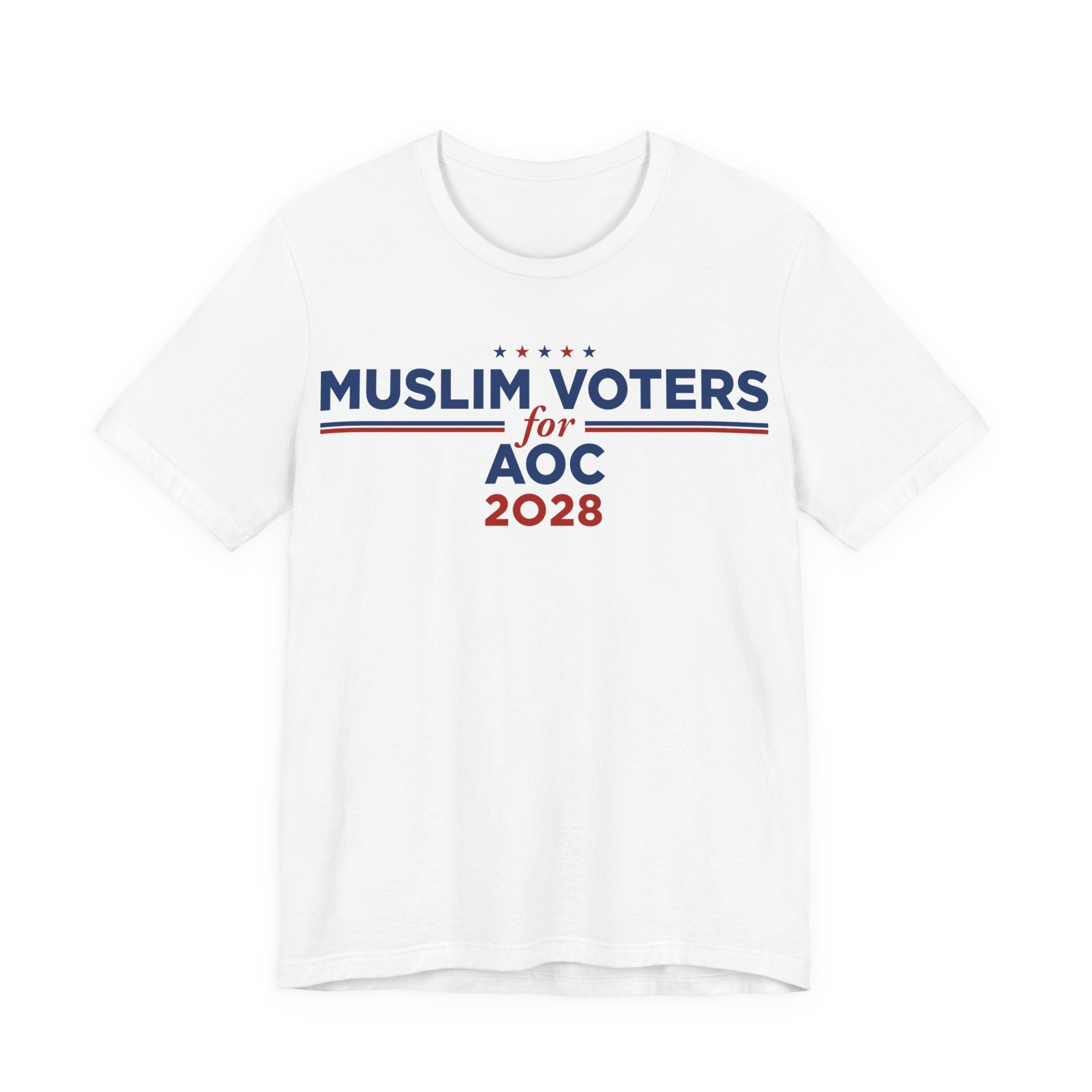 Muslim Voters for AOC for President Campaign T-Shirt 2028