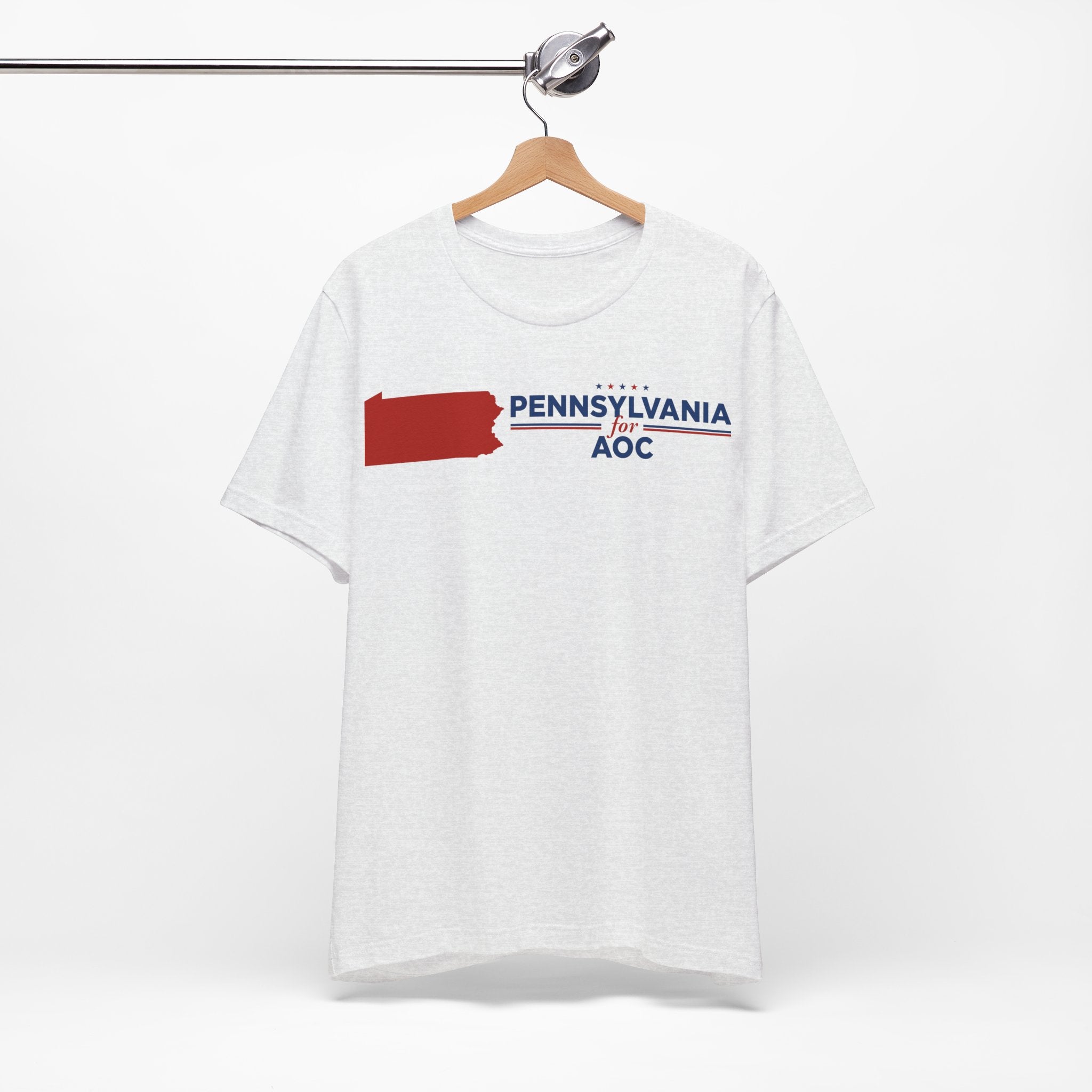 Pennsylvania for AOC for President Campaign T-Shirt 2028