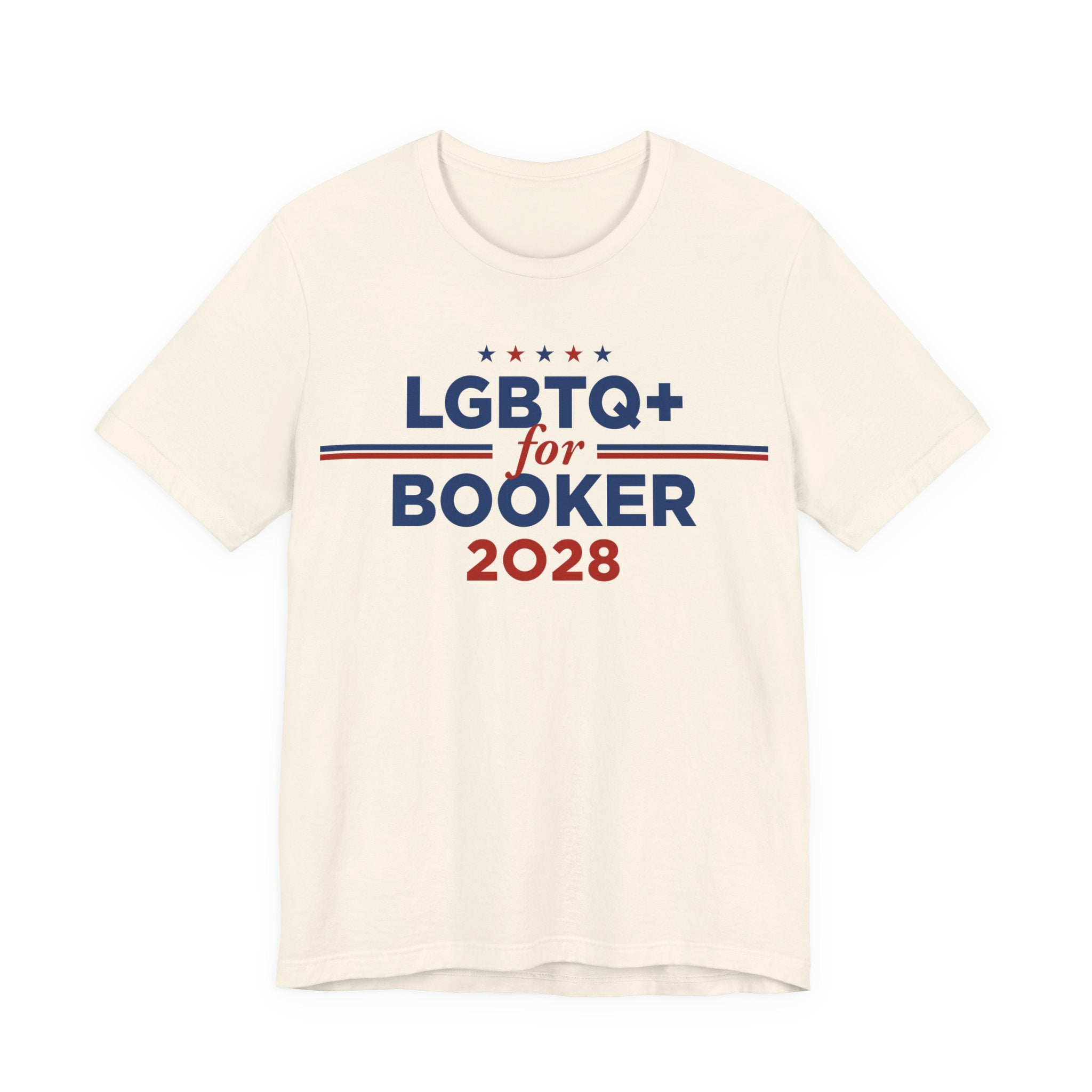 LGBTQ+ for Cory Booker for President Campaign T-Shirt 2028