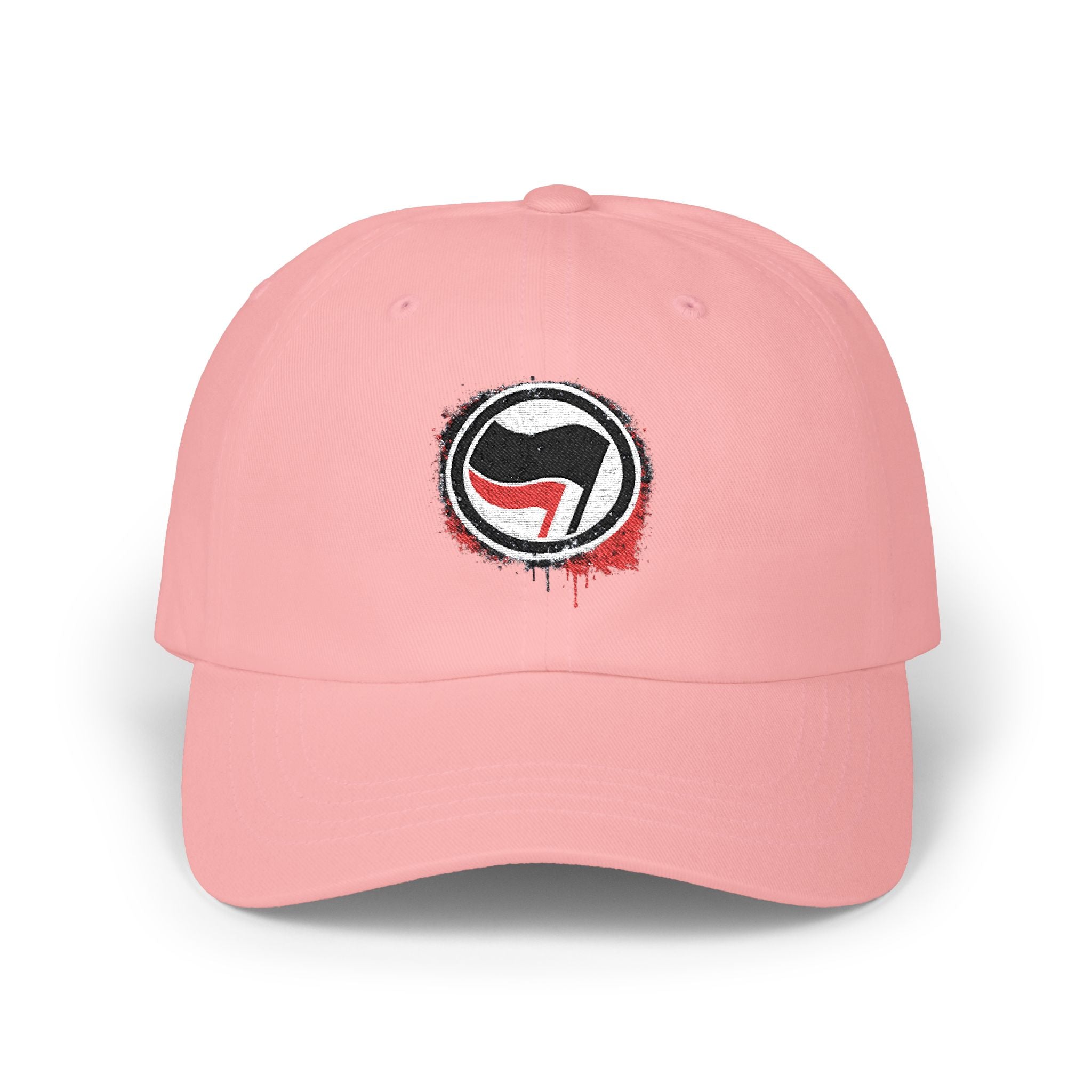 Anti-Fascist Two-Flag Embroidered Vintage Dad Hat