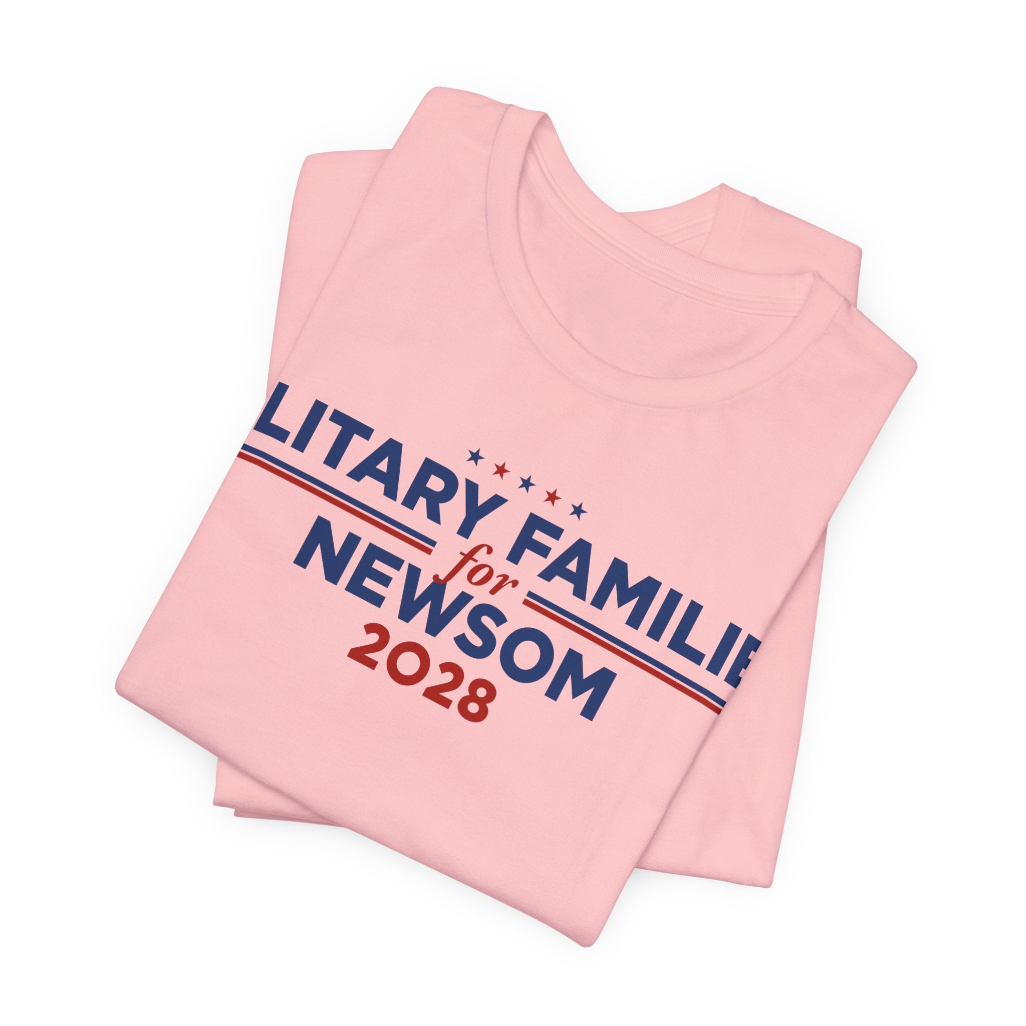 Military Families for Gavin Newsom for President Campaign T-Shirt 2028
