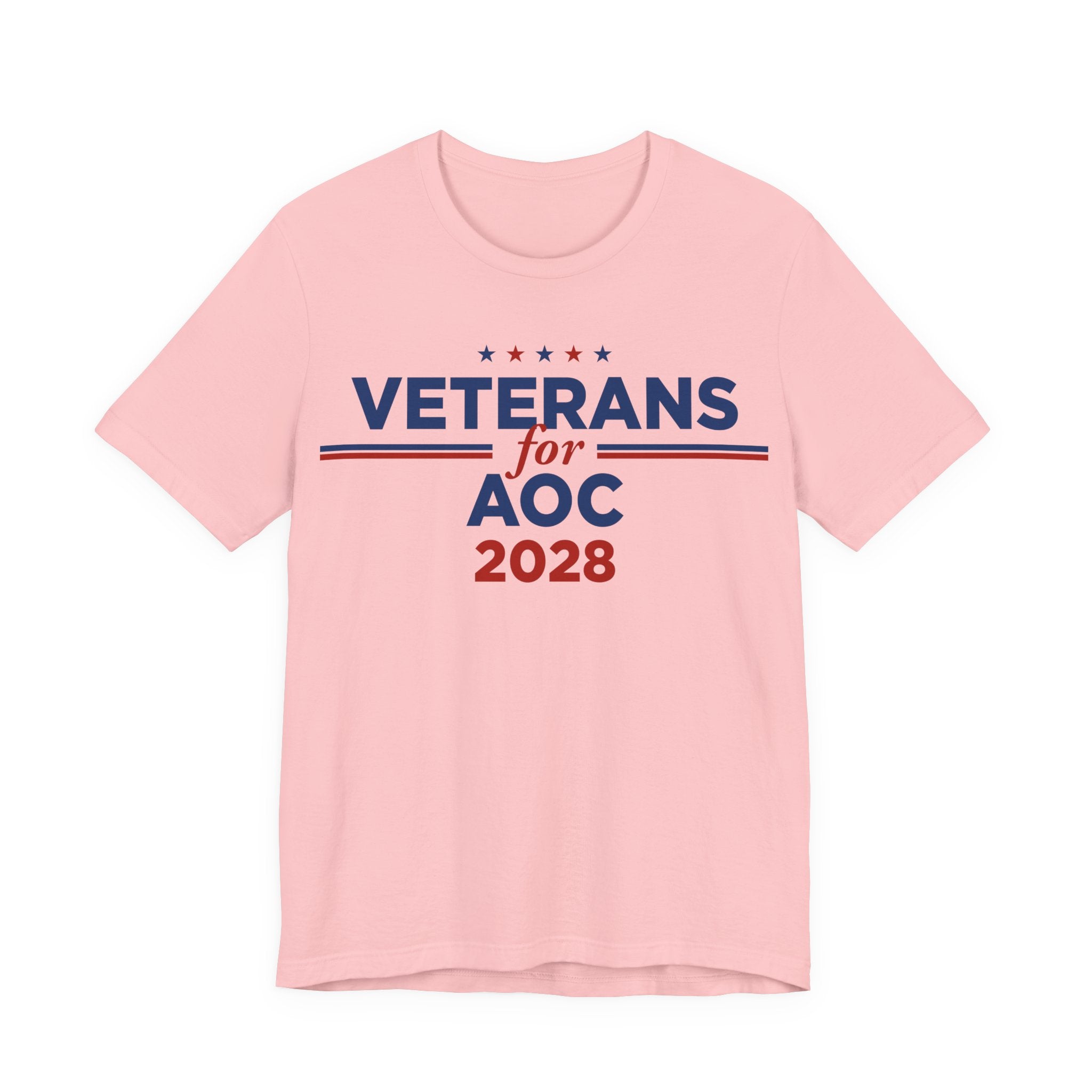 Veterans for AOC for President Campaign T-Shirt 2028