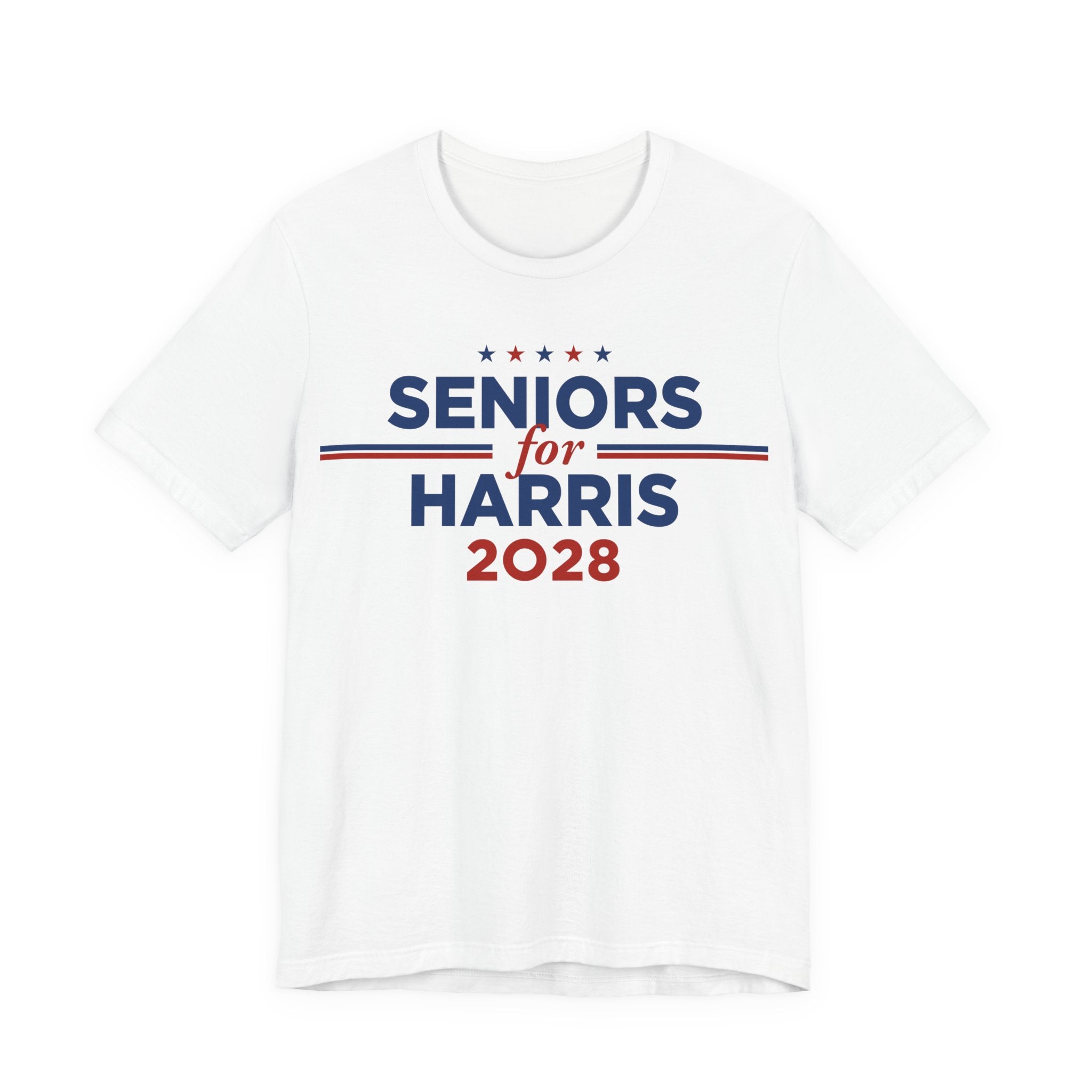 Seniors for Kamala Harris for President Campaign T-Shirt 2028