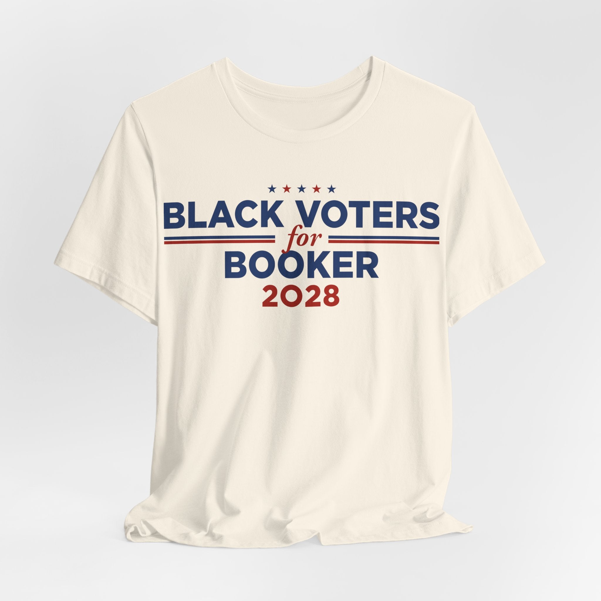 Black Voters for Cory Booker Campaign T-Shirt for President 2028