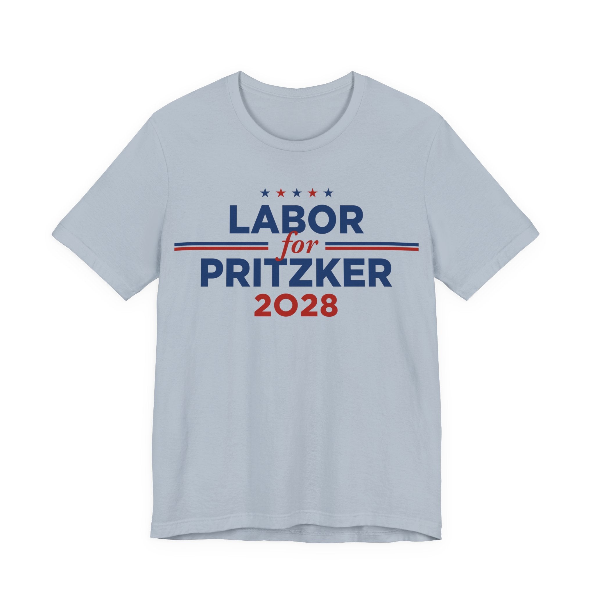 Labor for J.B. Pritzker for President Campaign T-Shirt 2028