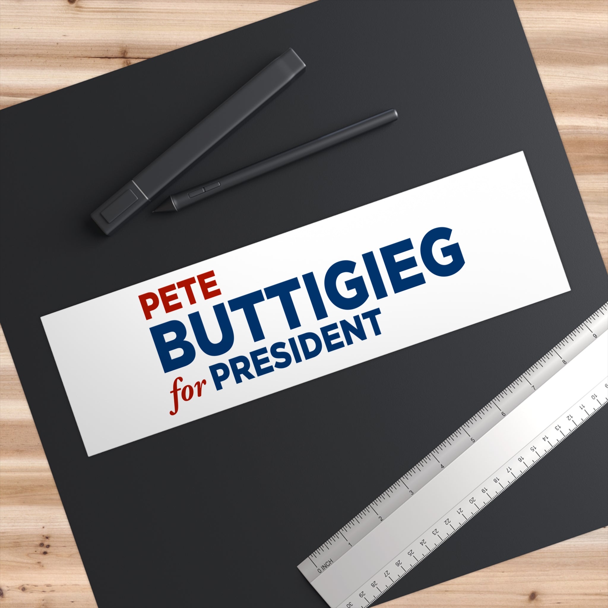Pete Buttigieg for President Bumper Sticker — Political Campaign Sticker
