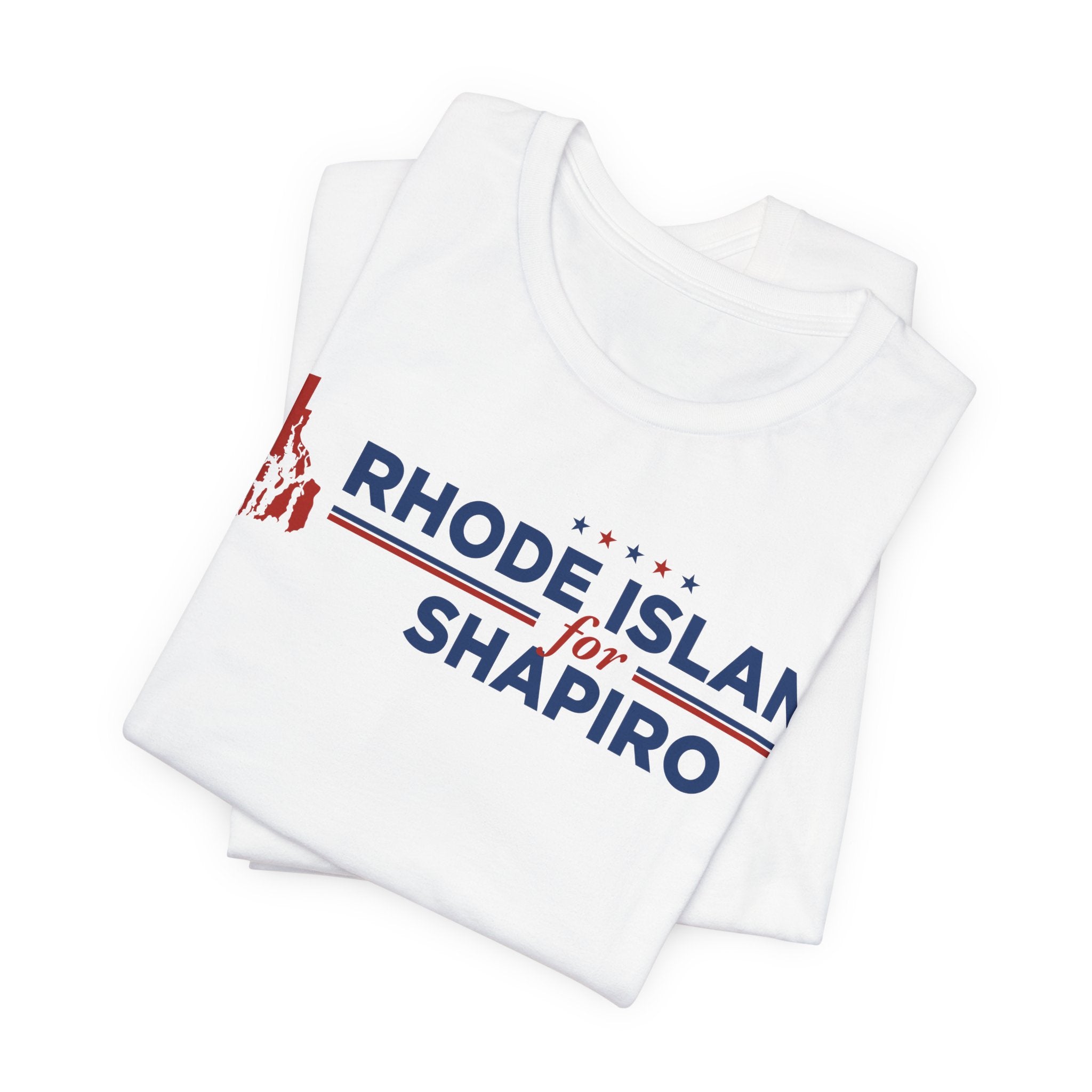 Rhode Island for Josh Shapiro for President Campaign T-Shirt 2028