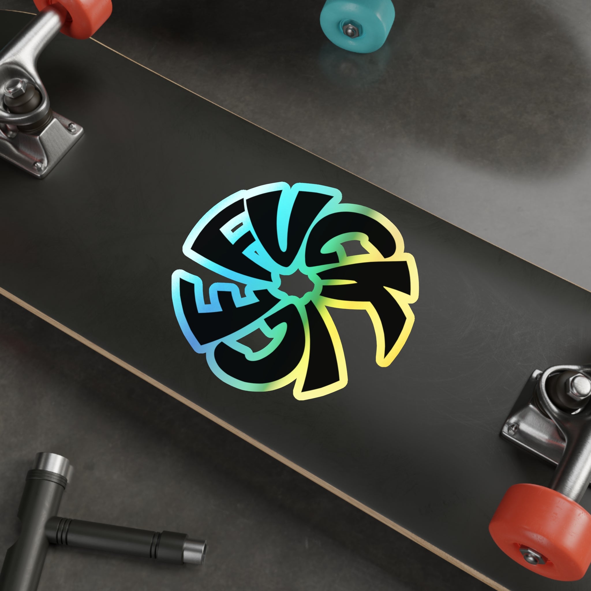 Holographic Fuck ICE Sticker