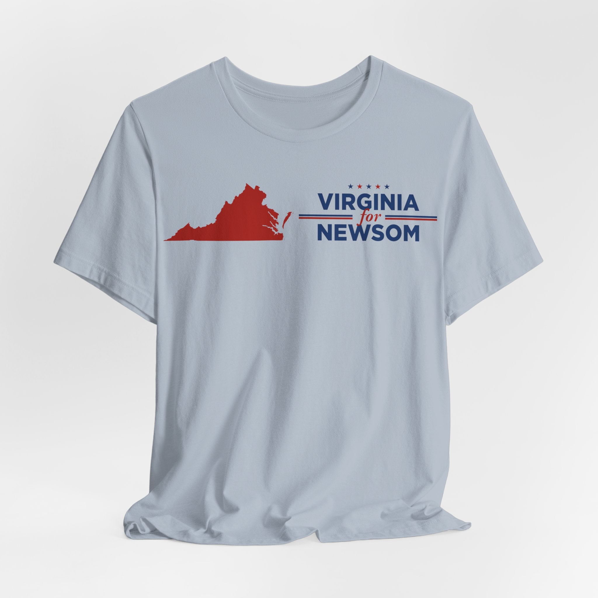 Virginia for Gavin Newsom for President Campaign T-Shirt 2028