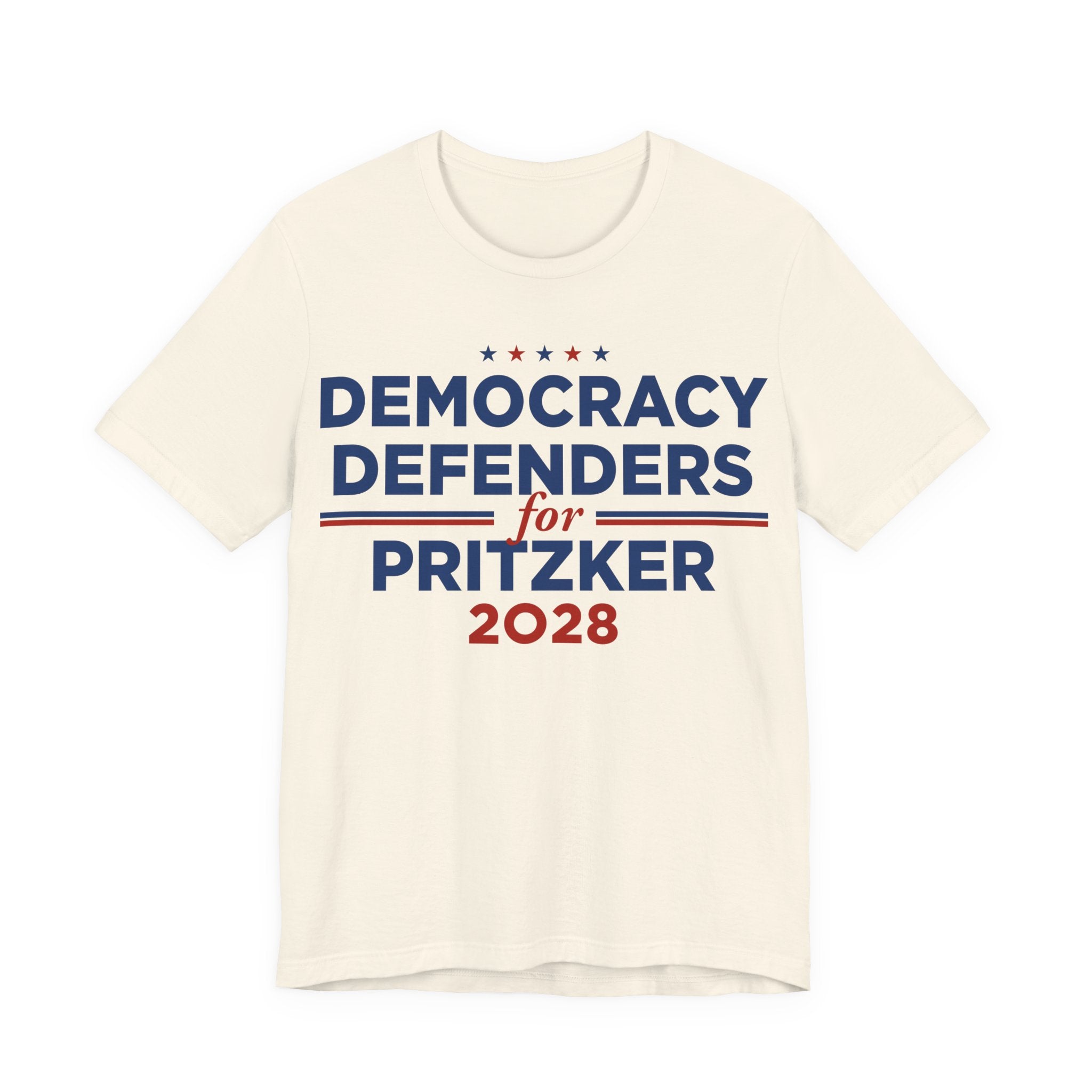 Democracy Defenders for J.B. Pritzker for President Campaign T-Shirt 2028