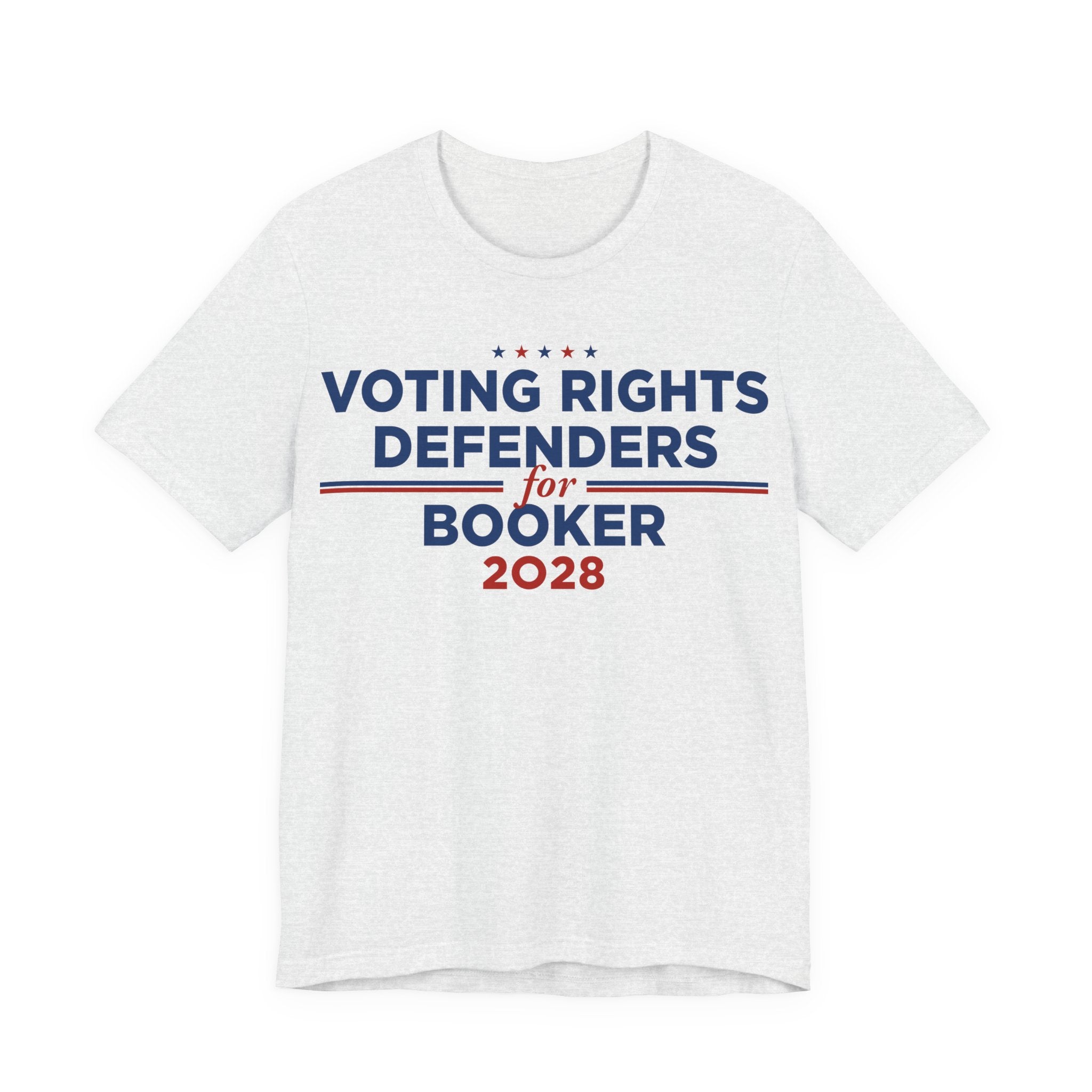 Voting Rights Defenders Cory Booker for President Campaign T-Shirt 2028