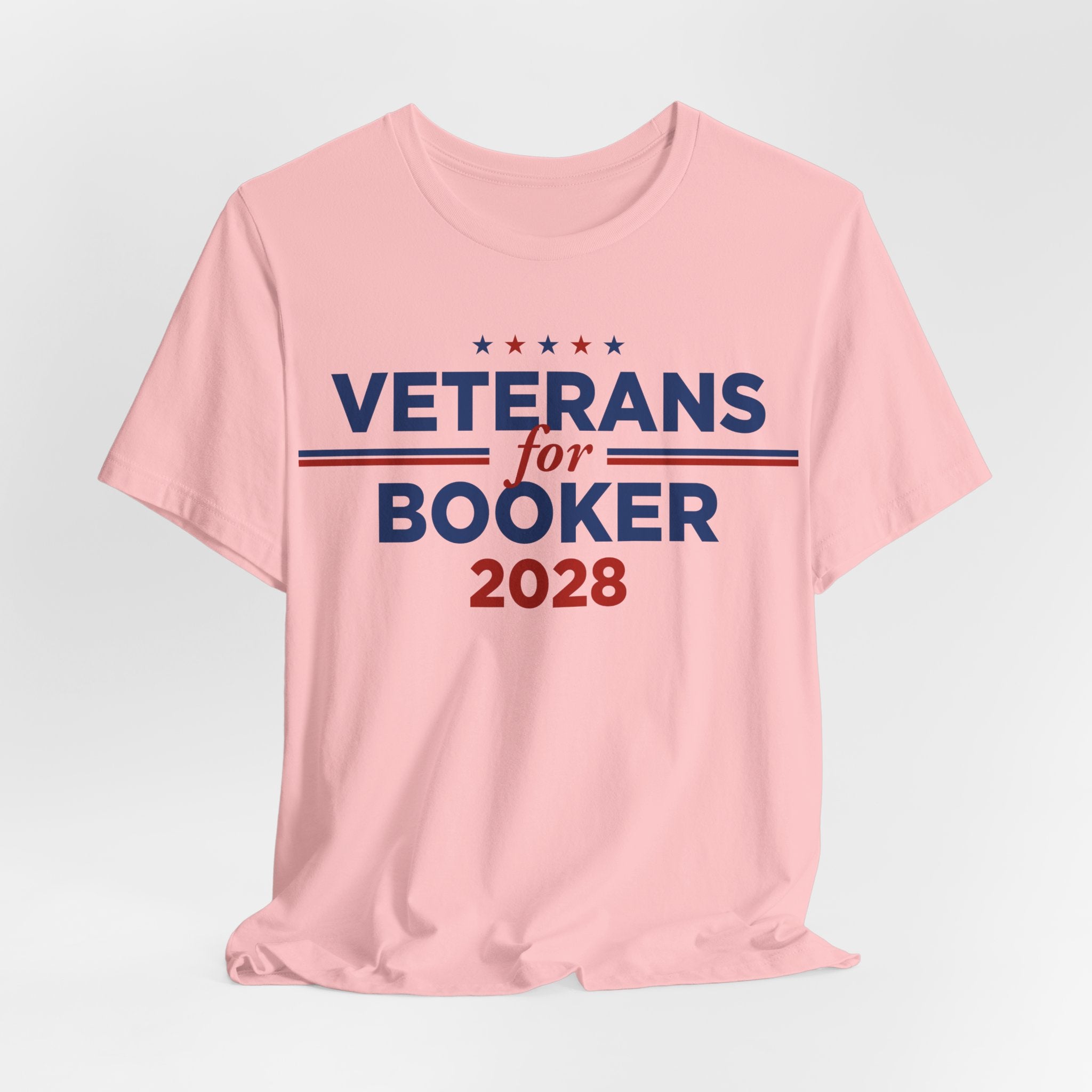 Veterans for Cory Booker for President Campaign T-Shirt 2028