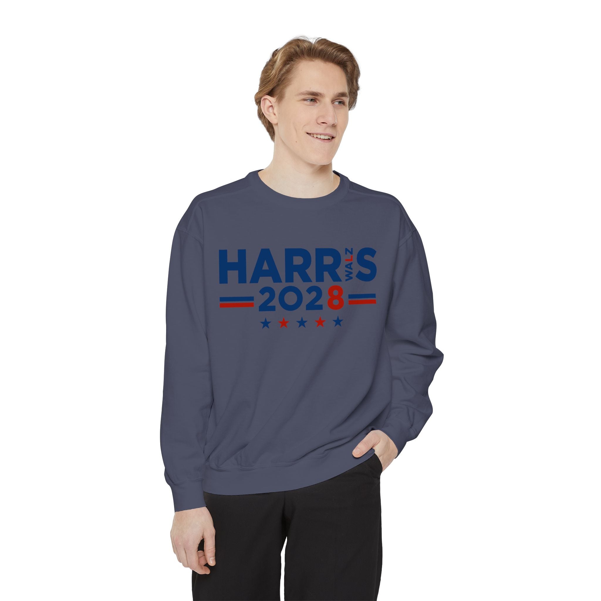 Premium Kamala Harris Tim Walz 2028 Sweatshirt — Presidential Campaign Crewneck