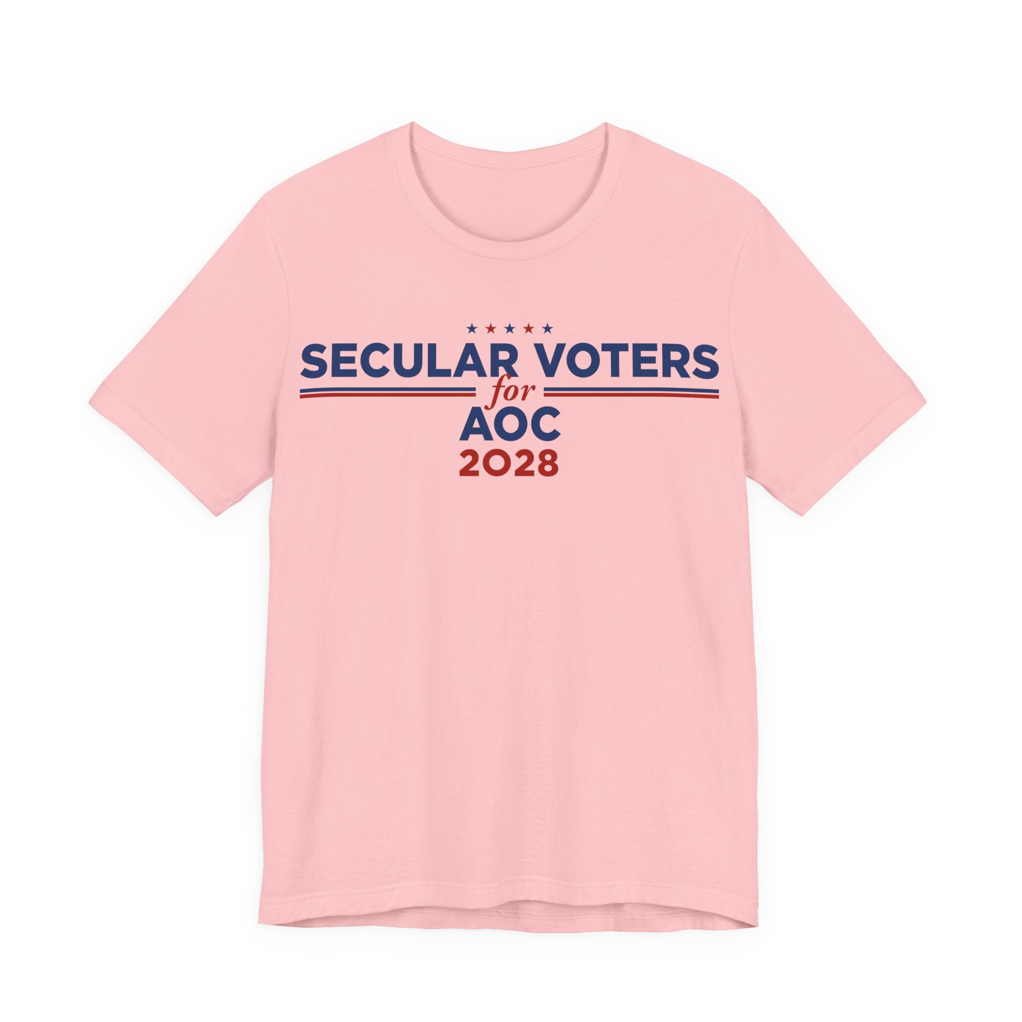Secular Voters for AOC for President Campaign T-Shirt 2028