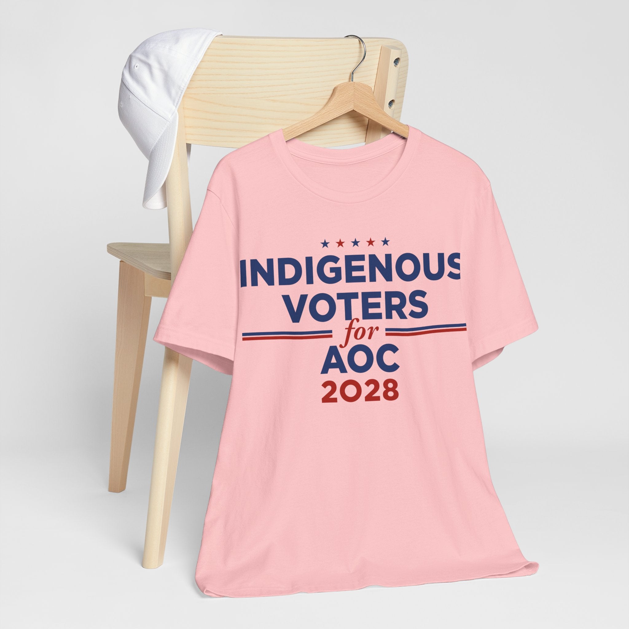 Indigenous Voters / Native Americans for AOC for President Campaign T-Shirt 2028