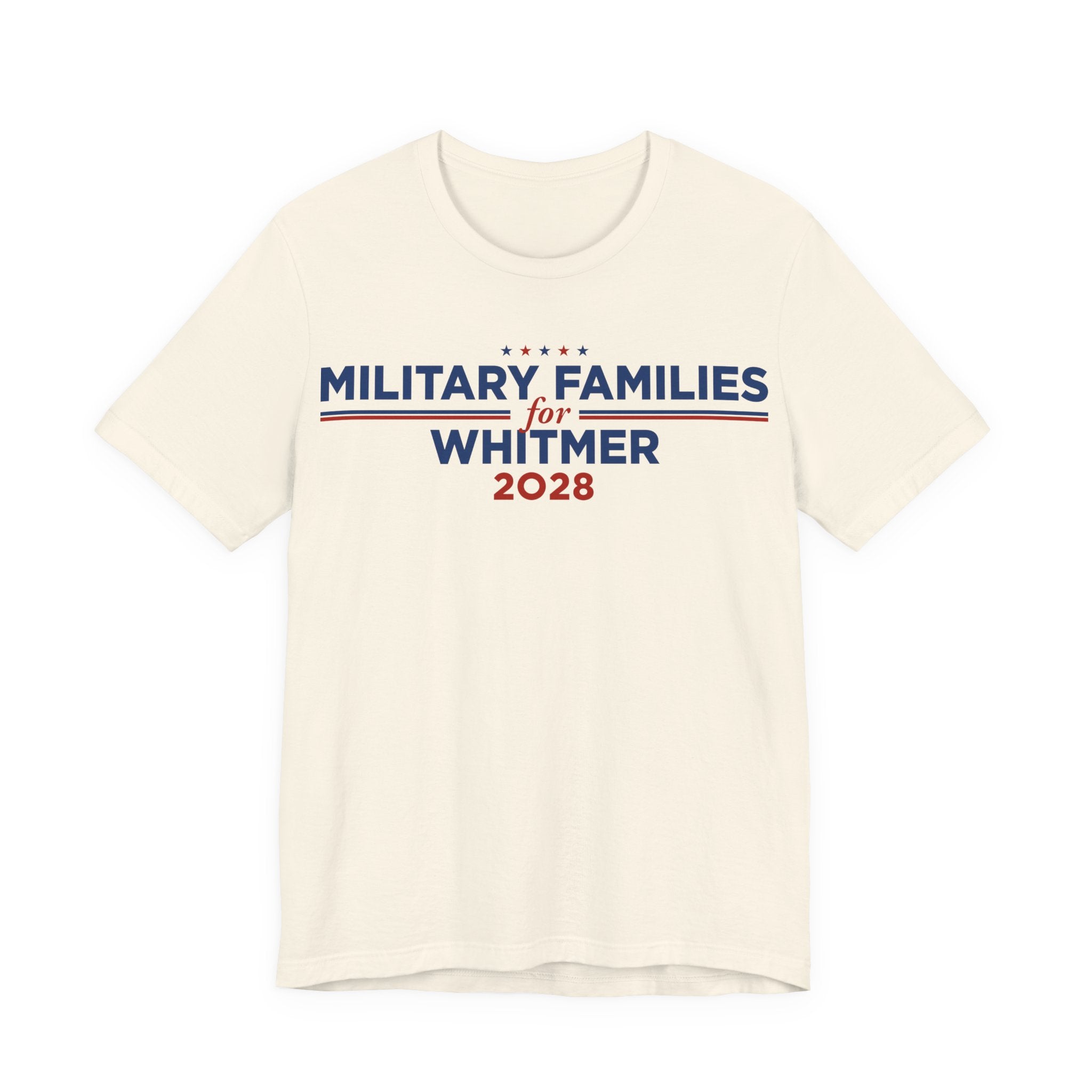 Military Families for Gretchen Whitmer for President Campaign T-Shirt 2028