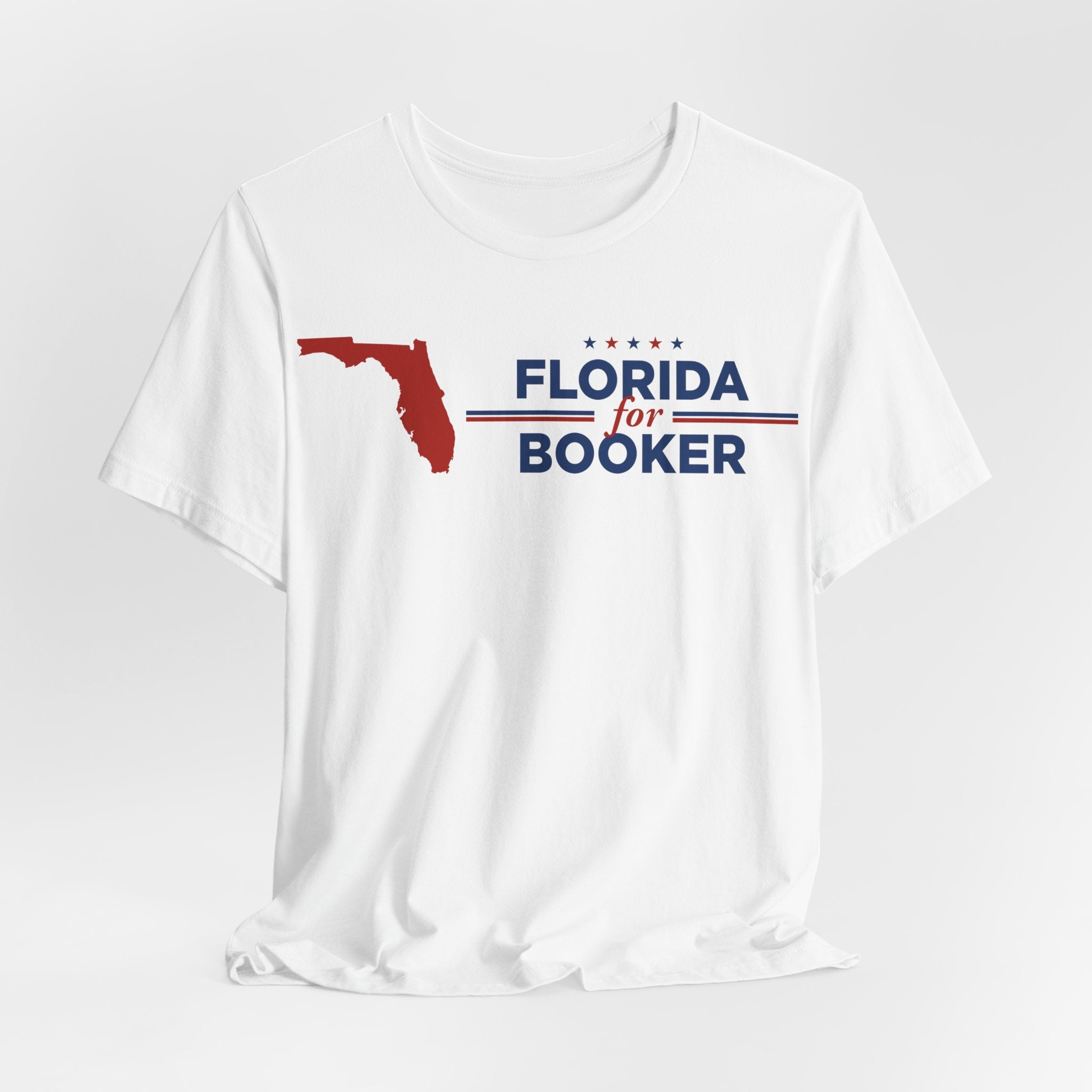 Florida for Cory Booker for President Campaign T-Shirt 2028