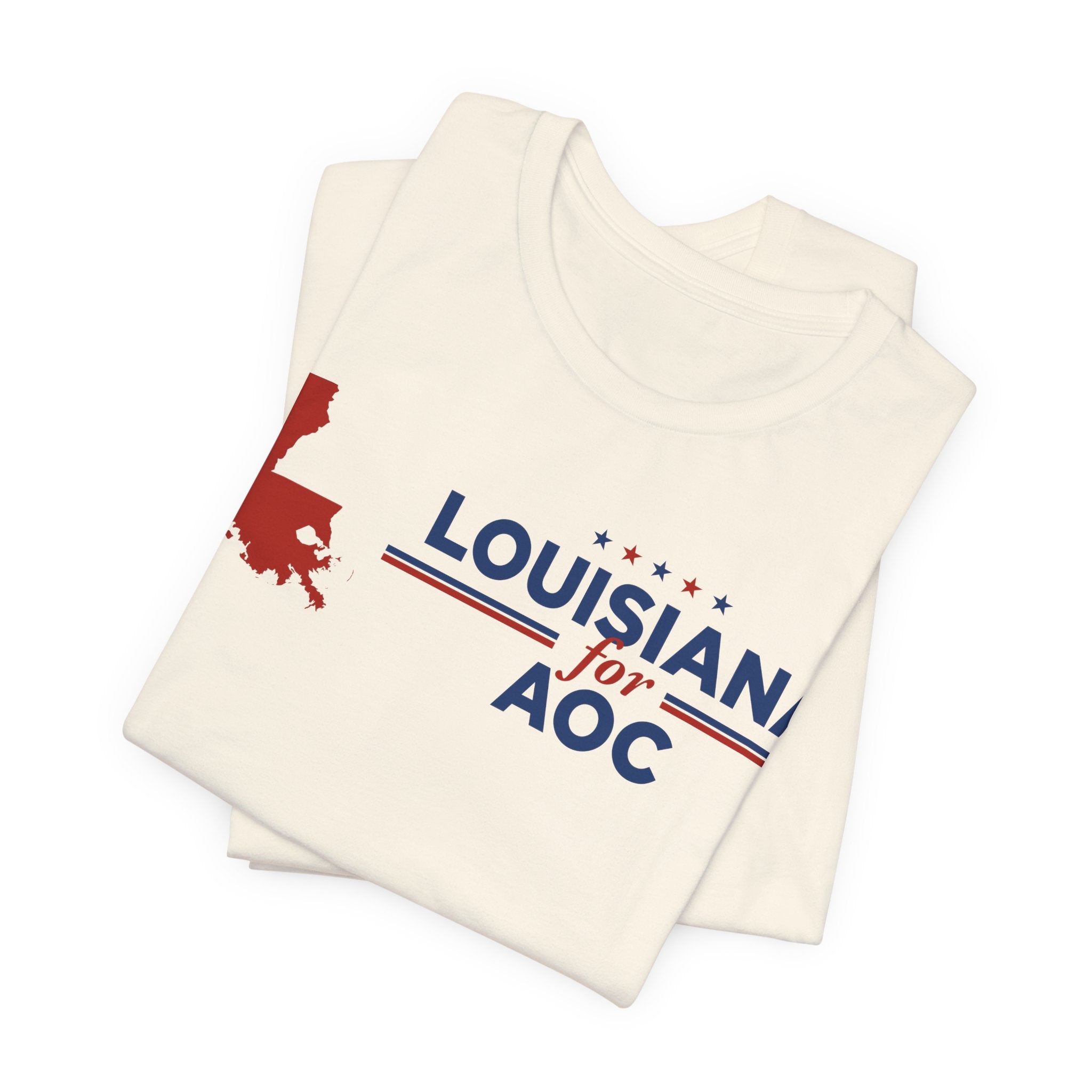 Louisiana for AOC for President Campaign T-Shirt 2028