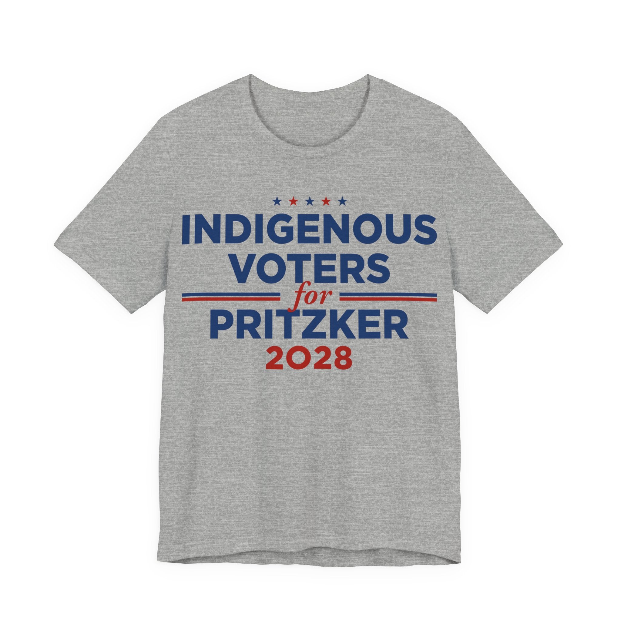 Indigenous Voters / Native Americans for J.B. Pritzker for President Campaign T-Shirt 2028