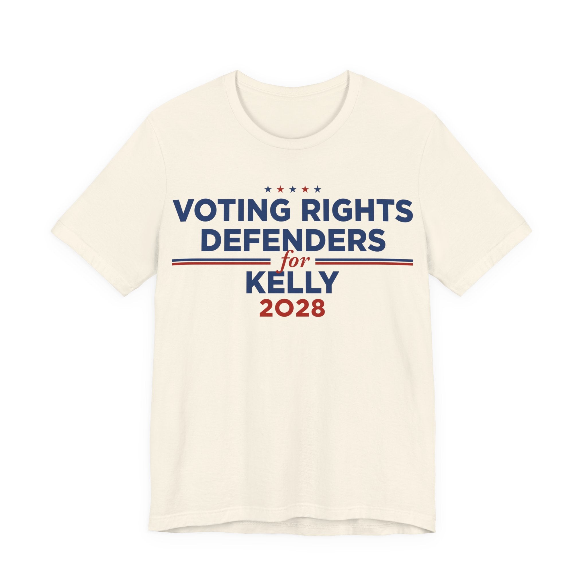 Voting Rights Defenders for Mark Kelly for President Campaign T-Shirt 2028