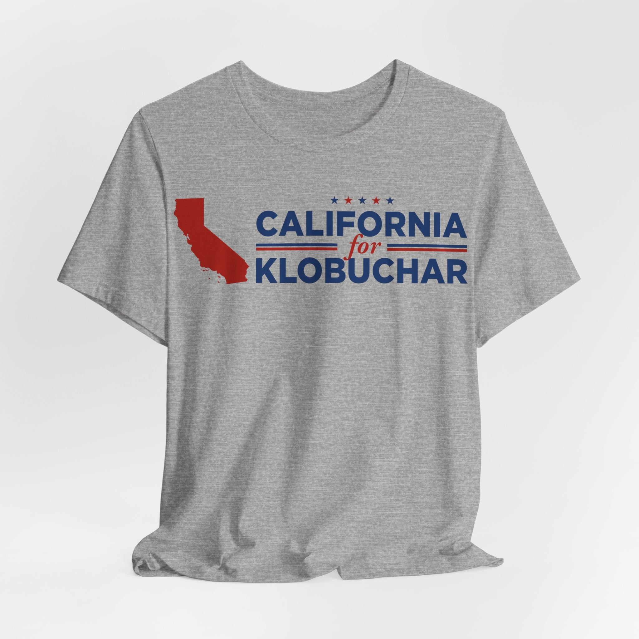 California for Amy Klobuchar for President Campaign T-Shirt 2028
