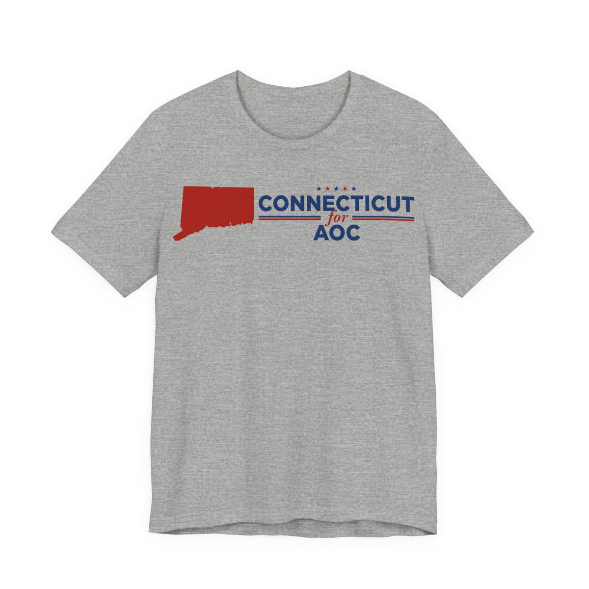 Connecticut for AOC for President Campaign T-Shirt 2028
