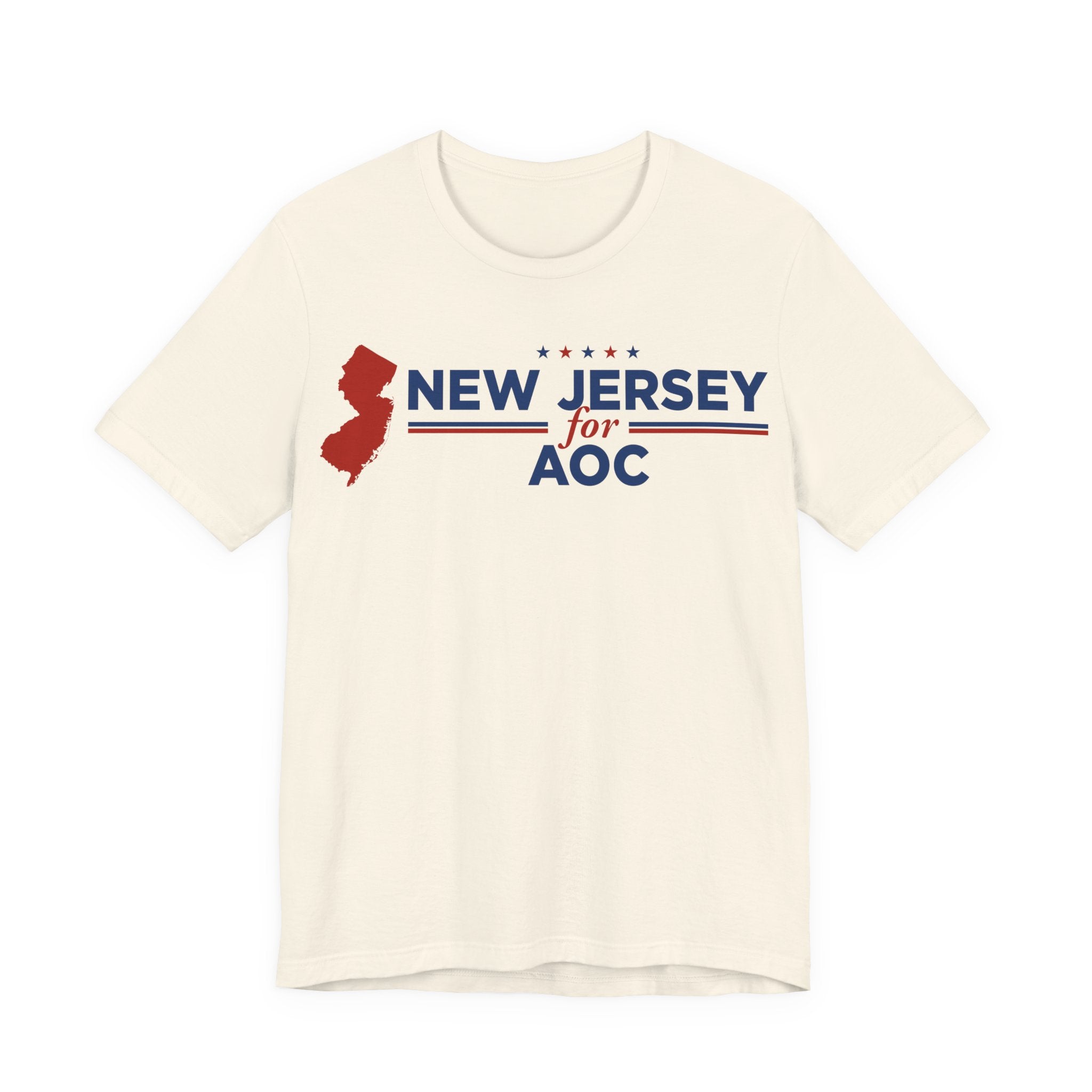 New Jersey for AOC for President Campaign T-Shirt 2028