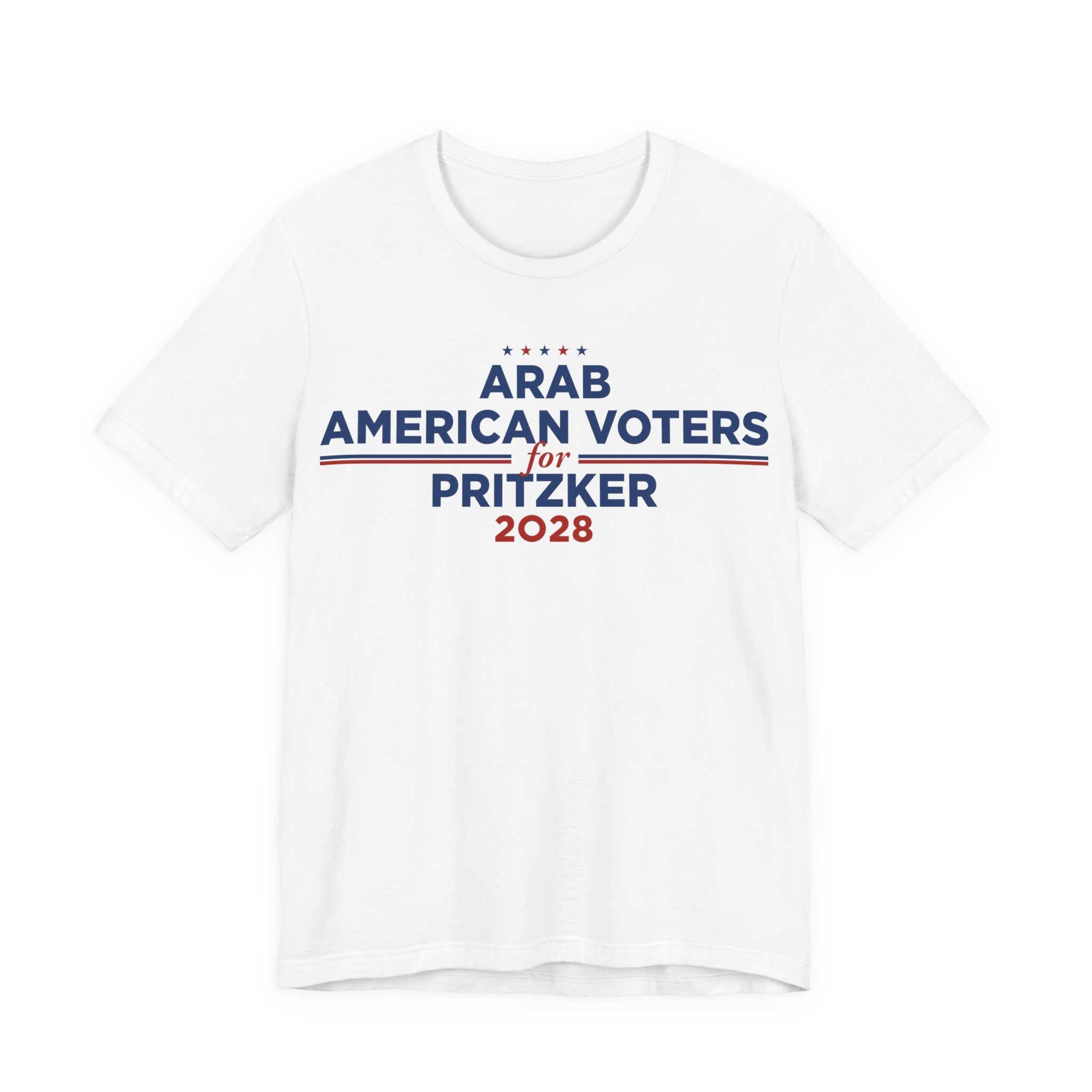 Arab American Voters for J.B. Pritzker for President Campaign T-Shirt 2028