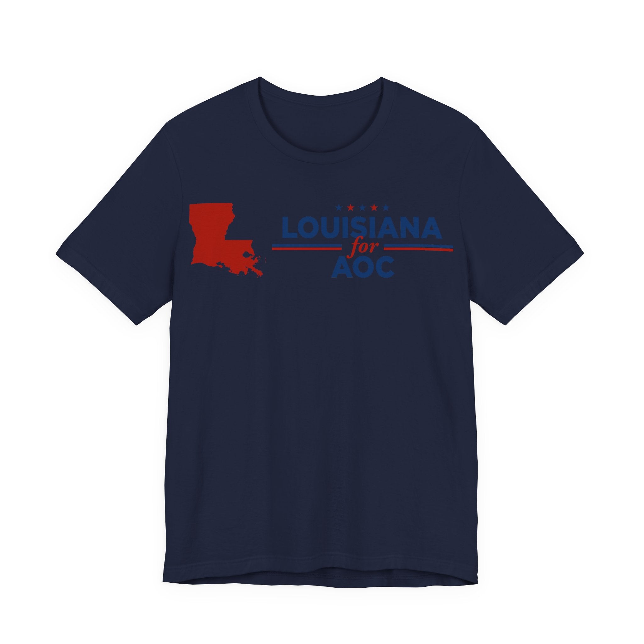 Louisiana for AOC for President Campaign T-Shirt 2028