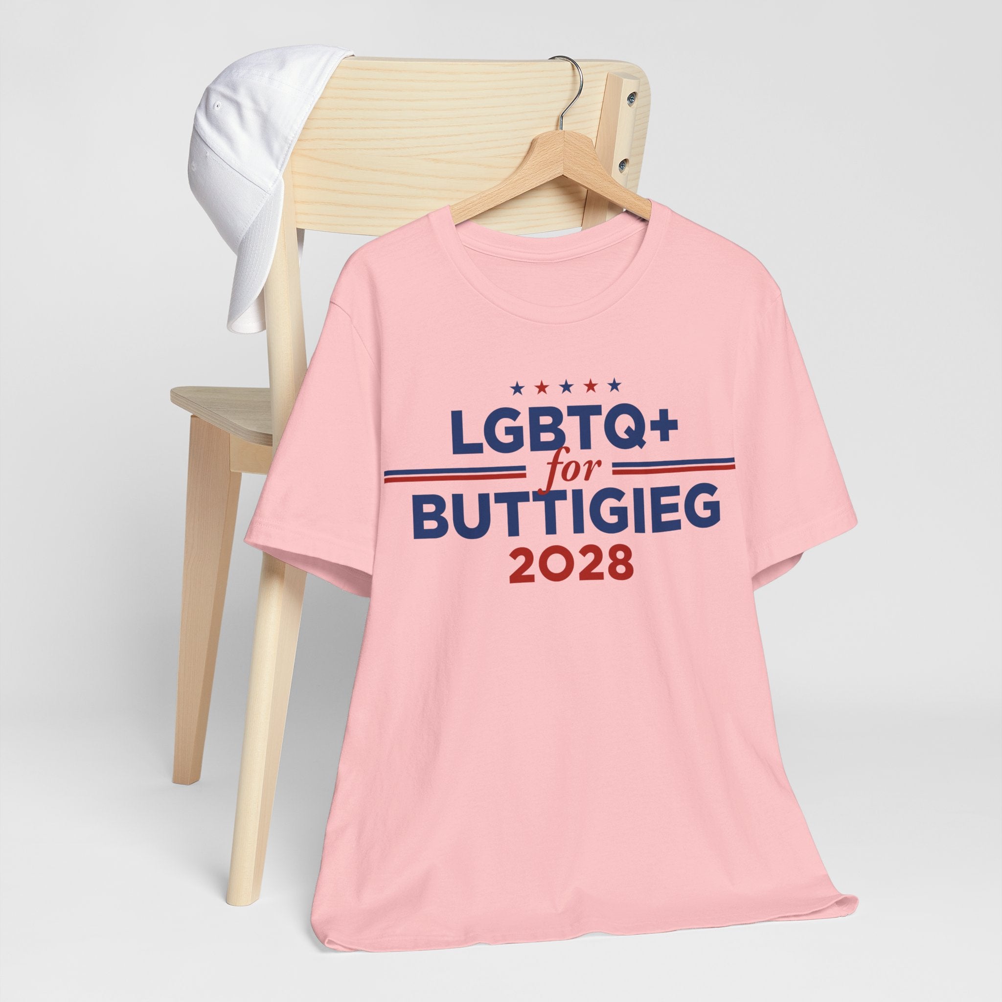 LGBTQ+ for Pete Buttigieg for President Campaign T-Shirt 2028
