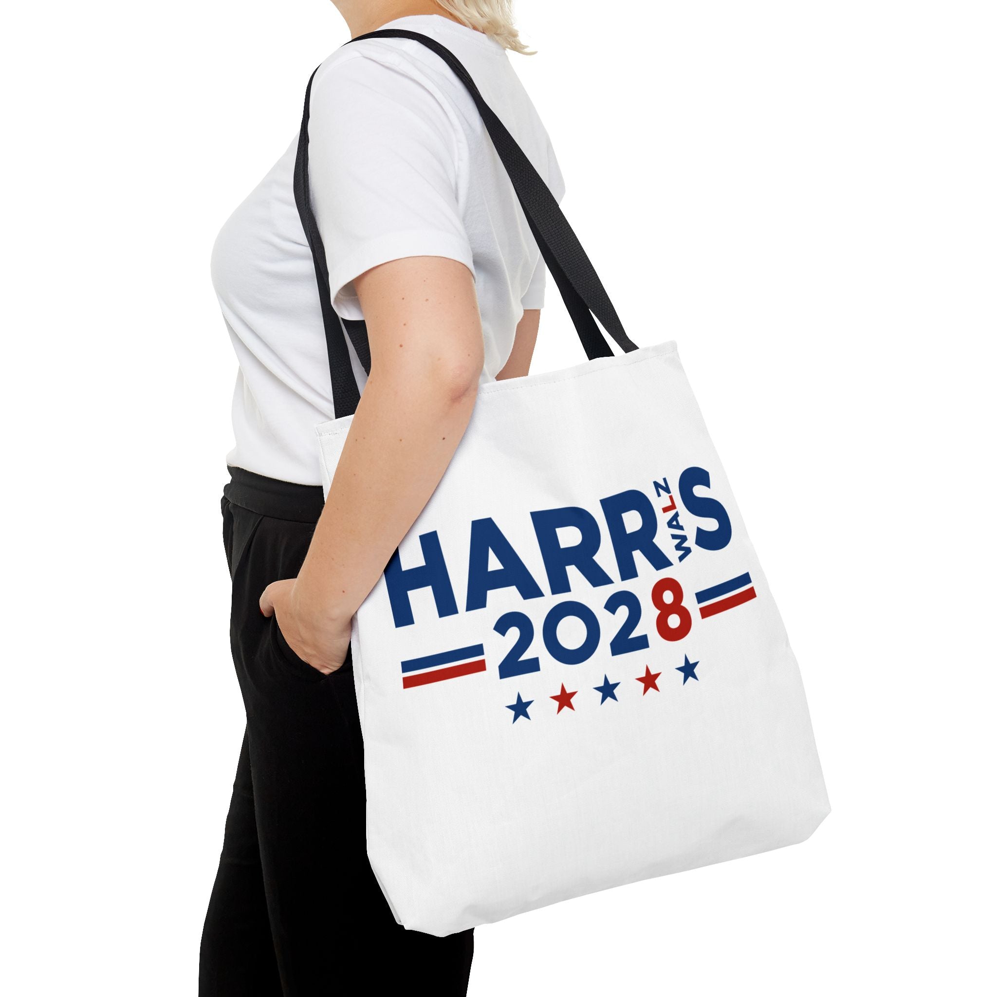 Kamala Harris Tim Walz 2028 Campaign Tote Bag – Political Election Support Grocery/Everyday Tote